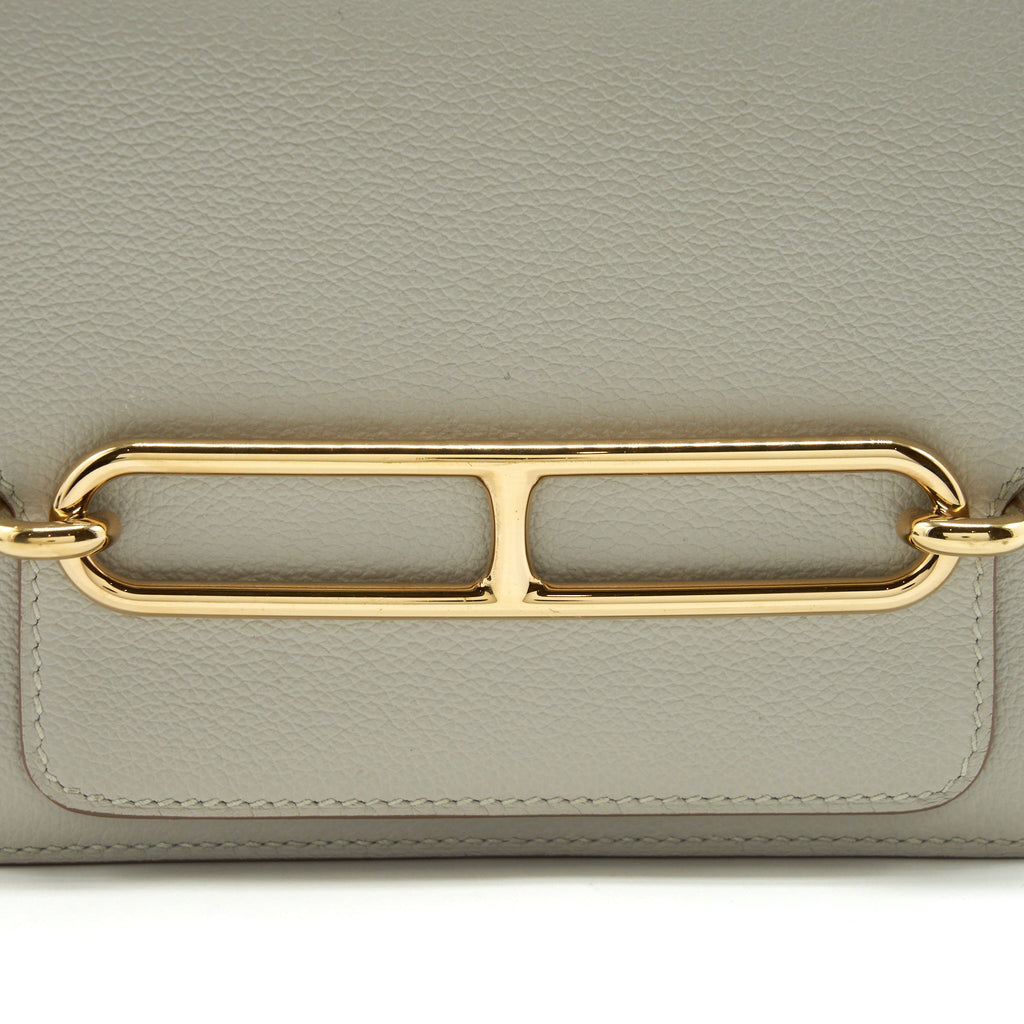HERMES ROULIS MINI EVERCOLOR GRIS PEARL GHW