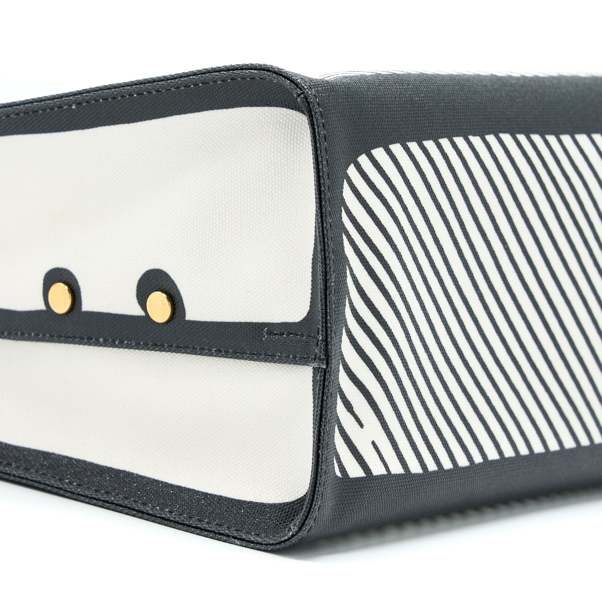 FENDI X VIDES COATED CANVAS PEEKABOO DEFENDER COVER WHITE BLACK