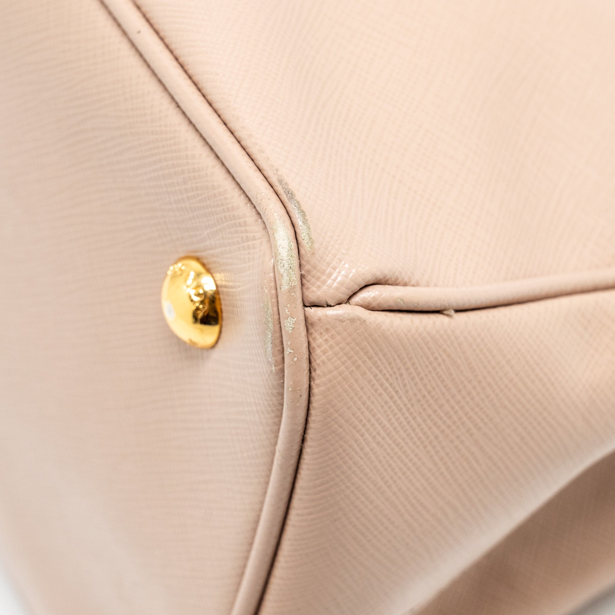 PRADA SAFFIANO TOTE BAG CALFSKIN POWDER PINK GHW