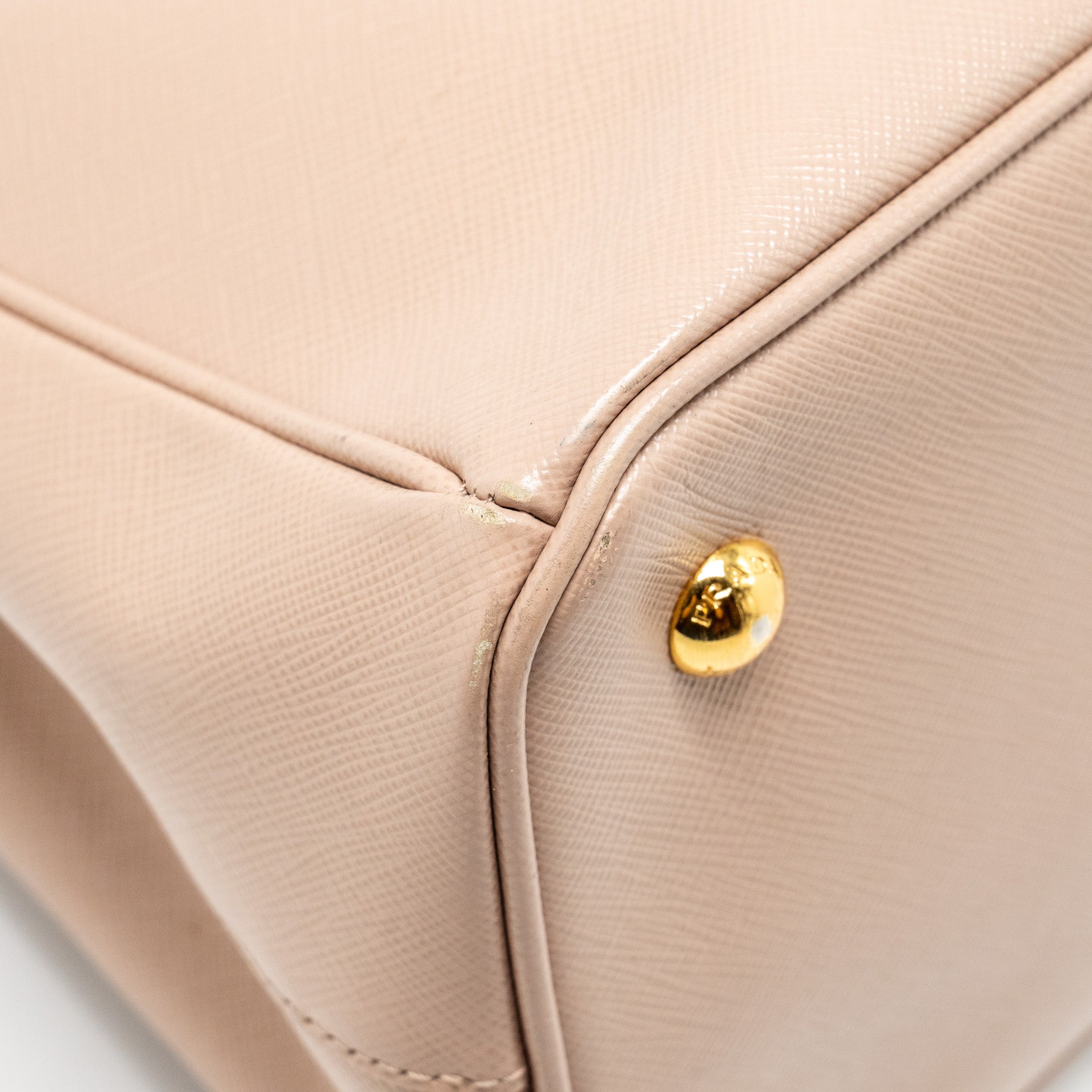 PRADA SAFFIANO TOTE BAG CALFSKIN POWDER PINK GHW