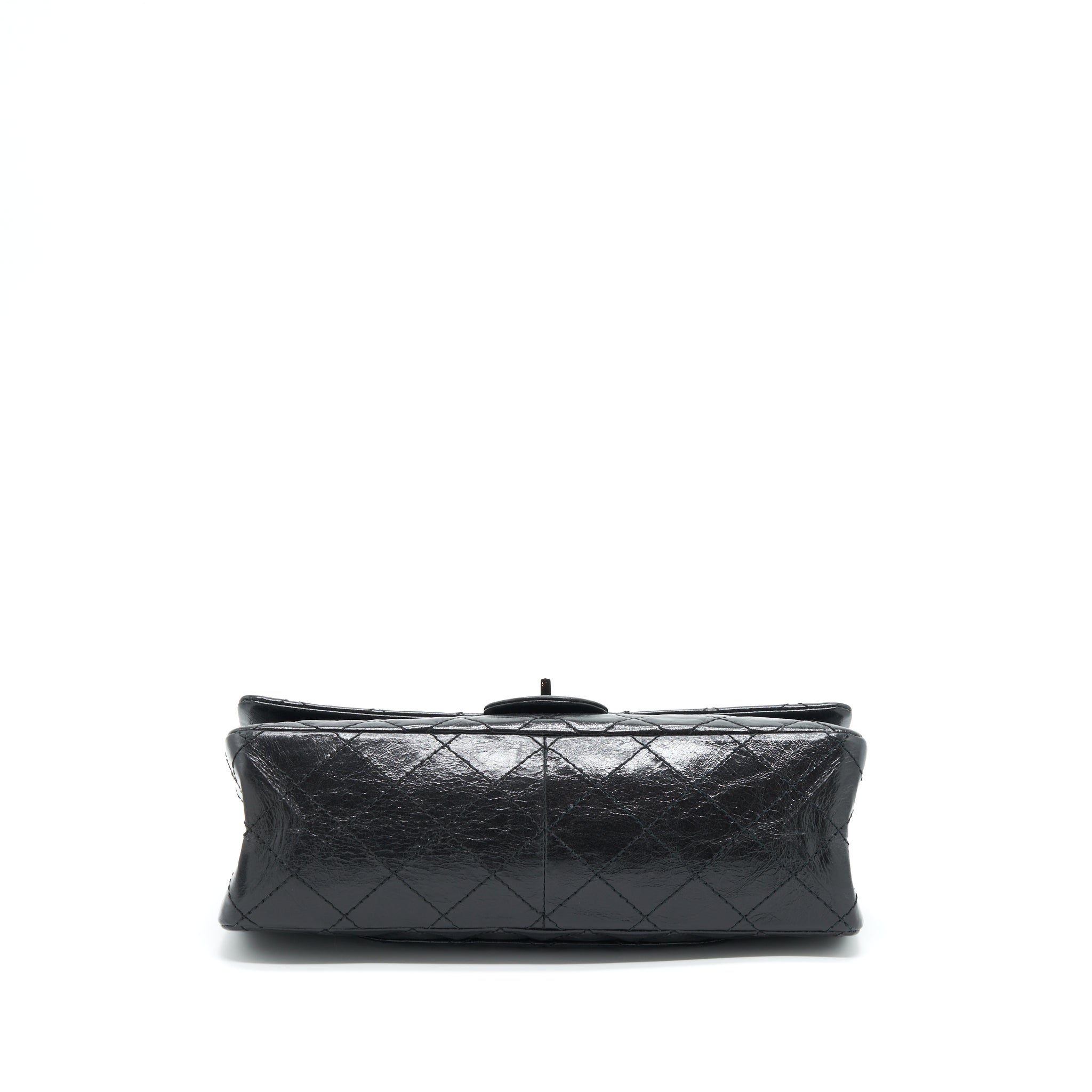 CHANEL 2.55 226 REISSUE AGED CALFSKIN SO BLACK