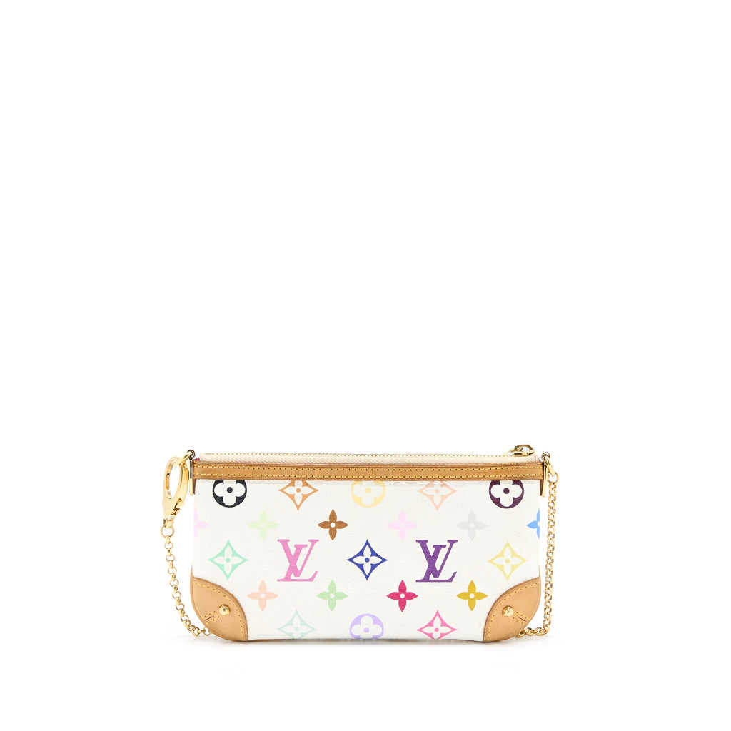LOUIS VUITTON MILLA POUCH MONOGRAM CANVAS MULTICOLOUR GHW