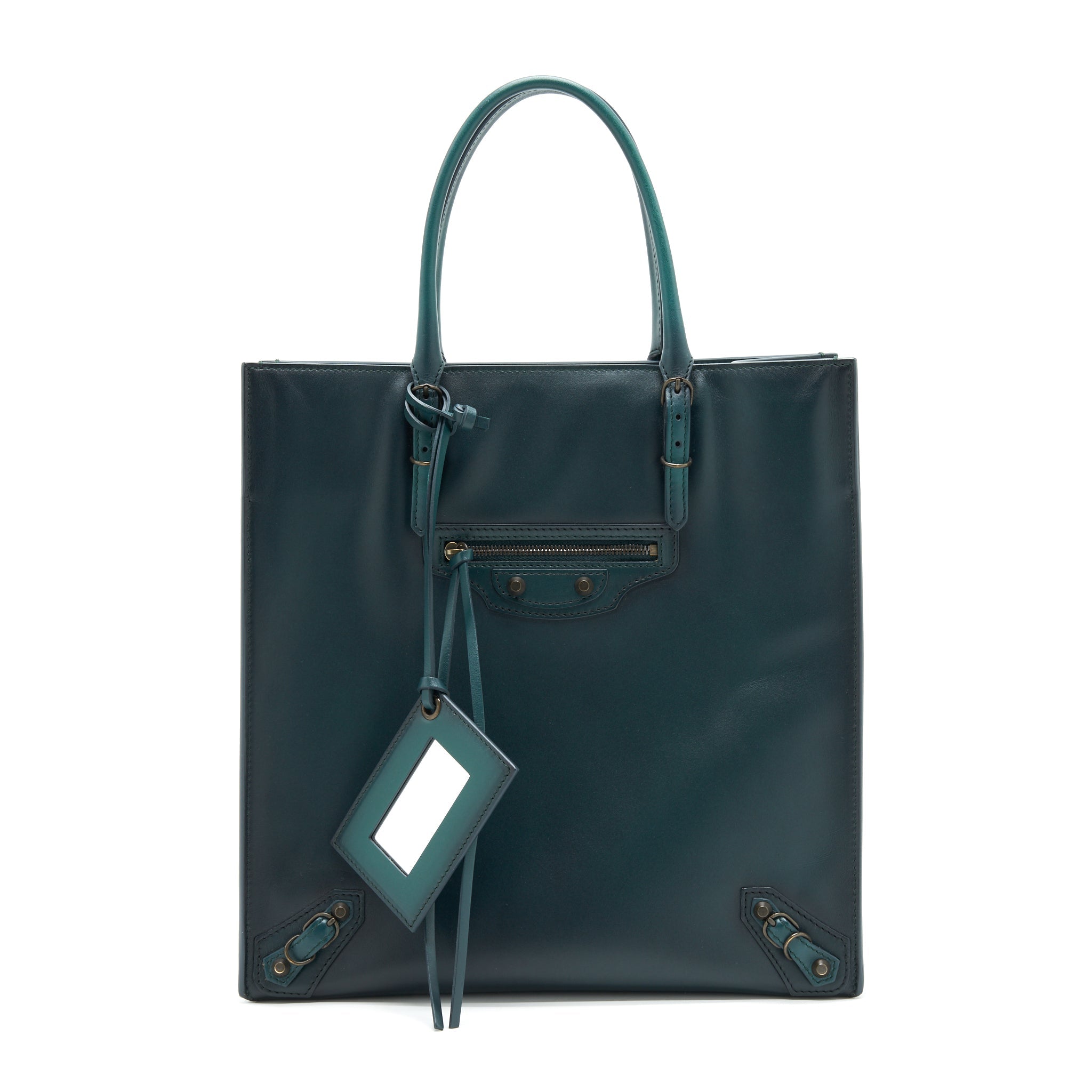 BALENCIAGA TOTE BAG IN DEEP GREEN