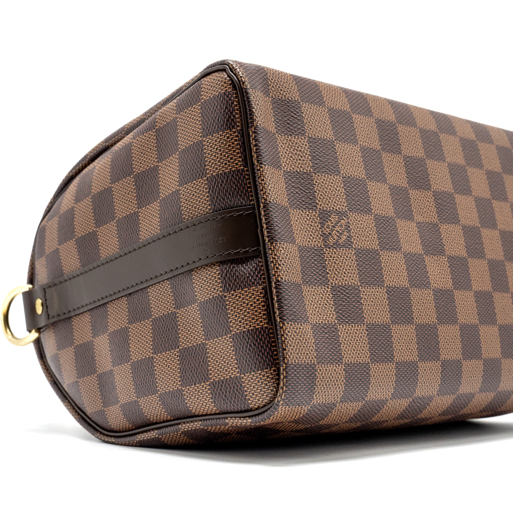 LOUIS VUITTON SPEEDY BANDOULIERE 25 DAMIER EBENE GHW