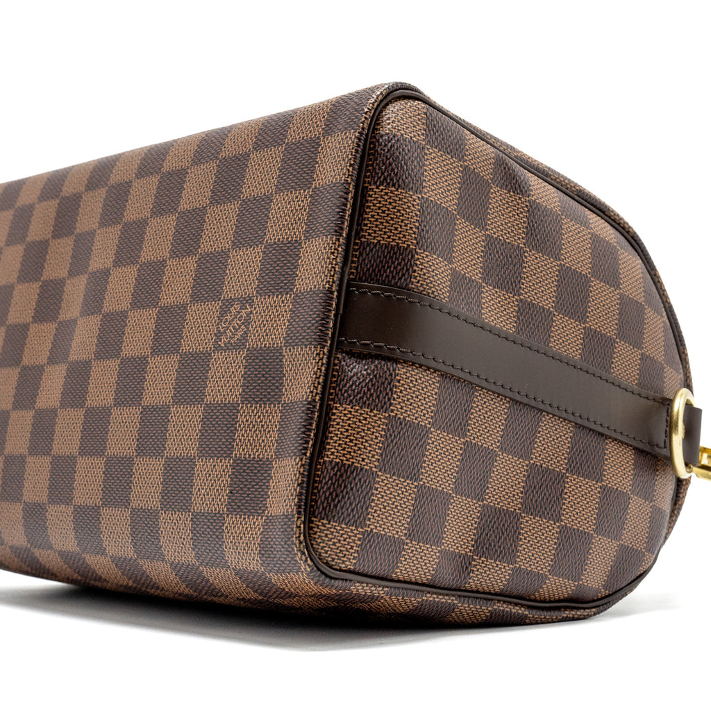 LOUIS VUITTON SPEEDY BANDOULIERE 25 DAMIER EBENE GHW
