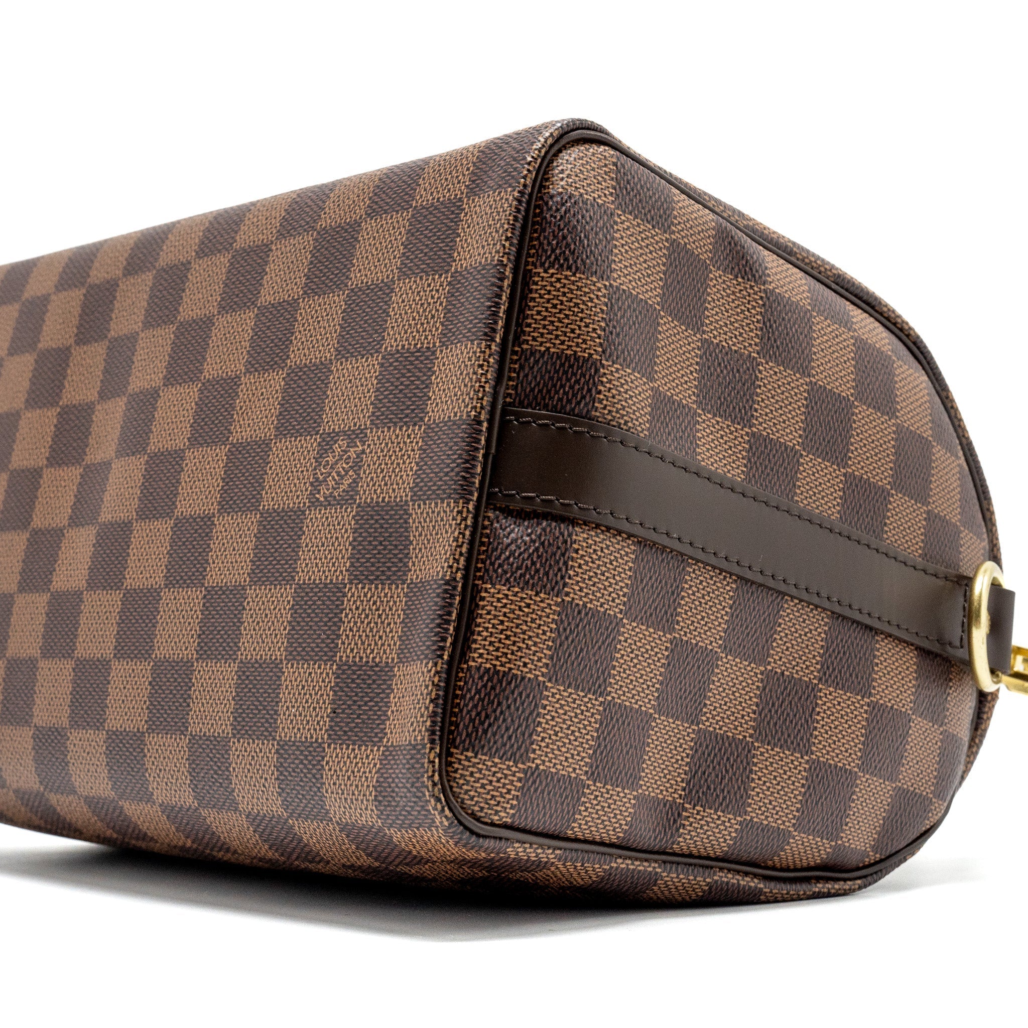 LOUIS VUITTON SPEEDY BANDOULIERE 25 DAMIER EBENE GHW