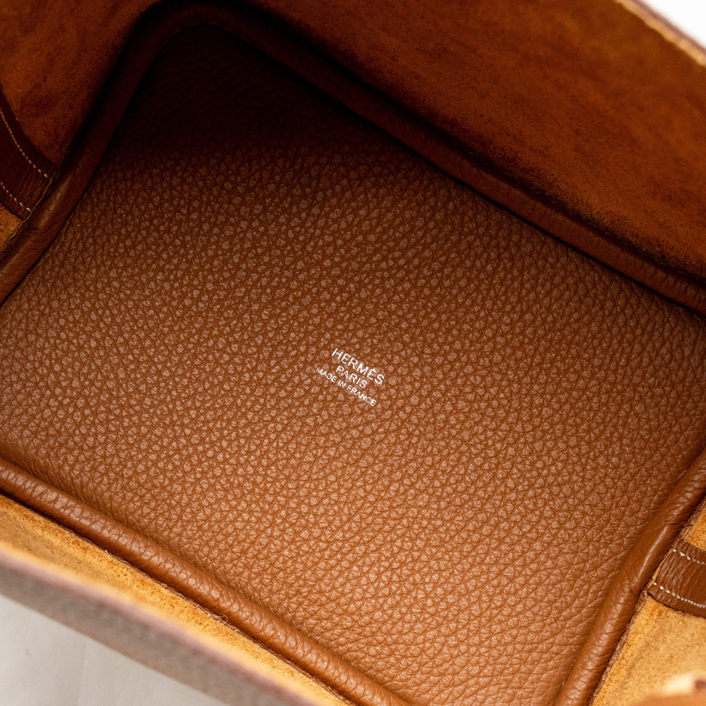 HERMES PICOTIN 18 LOCK BAG CLEMENCE GOLD SHW