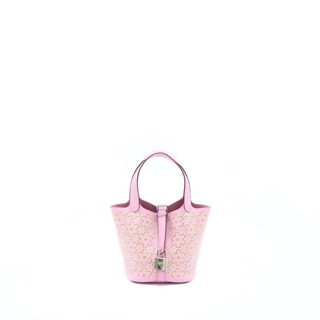 HERMES MICRO PICOTIN 14 LOCK BAG SWIFT MAUVE SYLVESTRE SHW