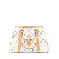 LOUIS VUITTON AURELIA SHOULDER BAG WHITE MULTICOLOUR MONOGRAM CANVAS GHW