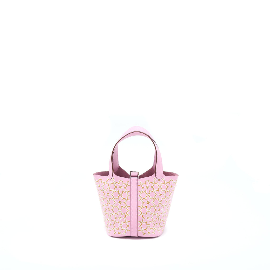 HERMES MICRO PICOTIN 14 LOCK BAG SWIFT MAUVE SYLVESTRE SHW