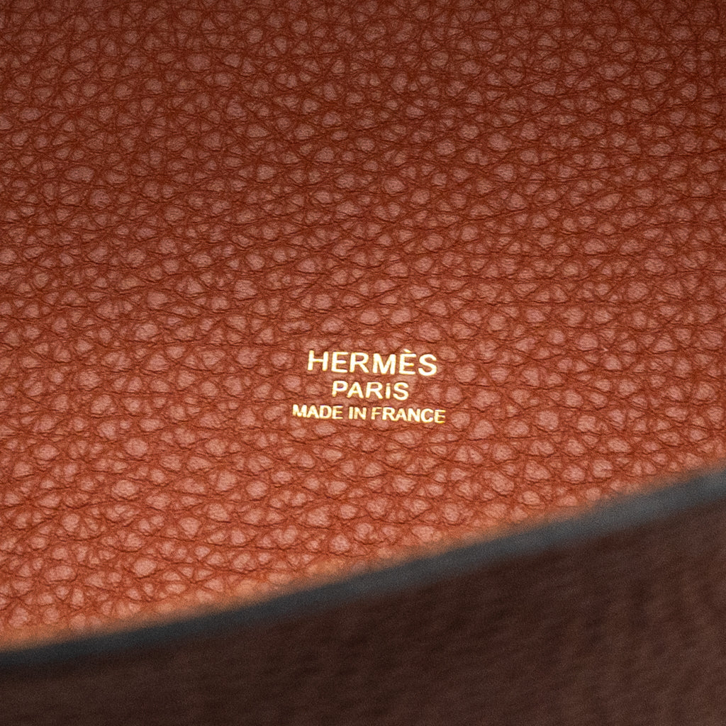 HERMES PICOTIN 18 LOCK BAG CLEMENCE CUIVRE GHW
