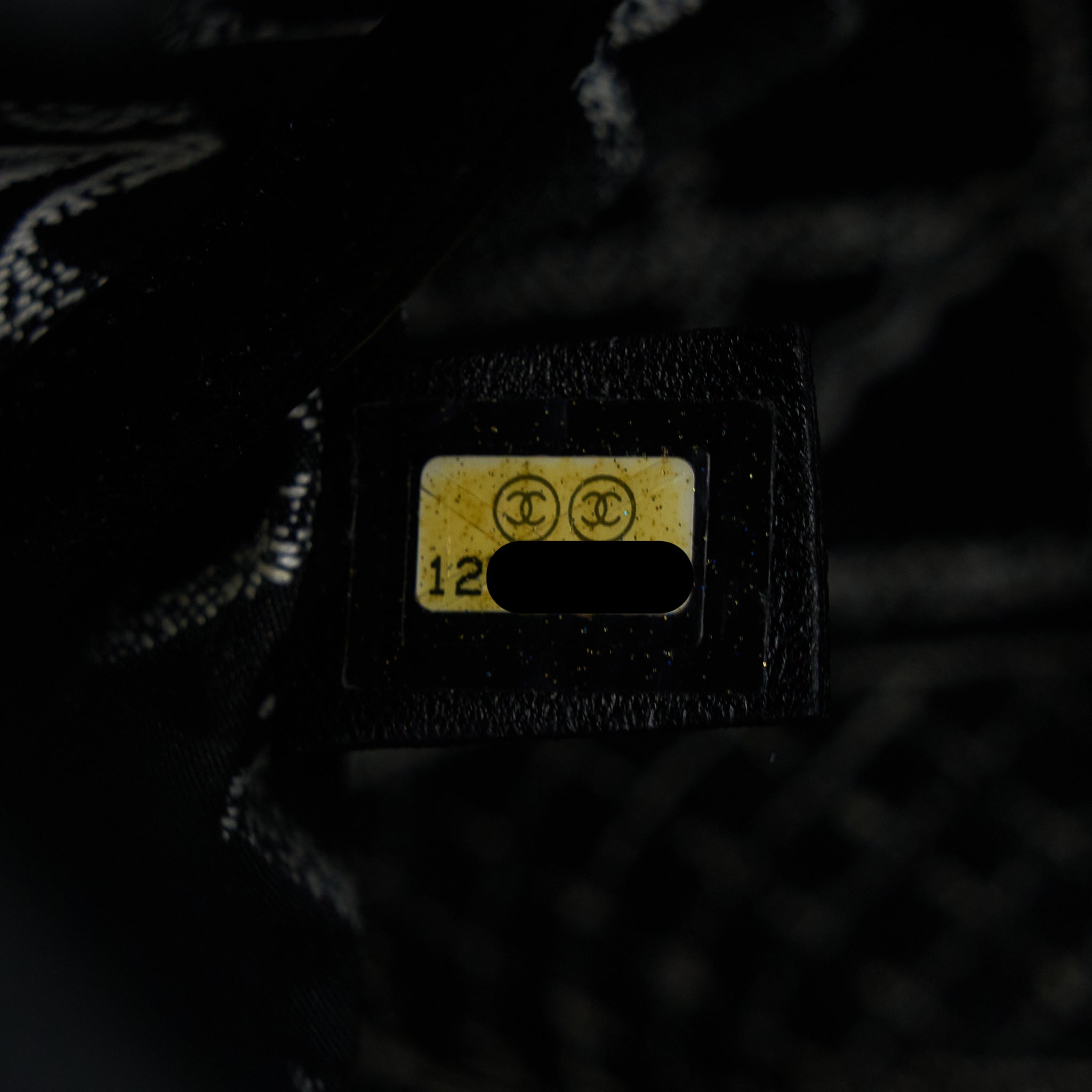 CHANEL VINTAGE CAMBON TOTE BAG CALFSKIN BLACK SHW