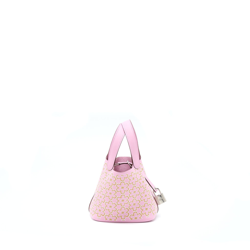 HERMES MICRO PICOTIN 14 LOCK BAG SWIFT MAUVE SYLVESTRE SHW