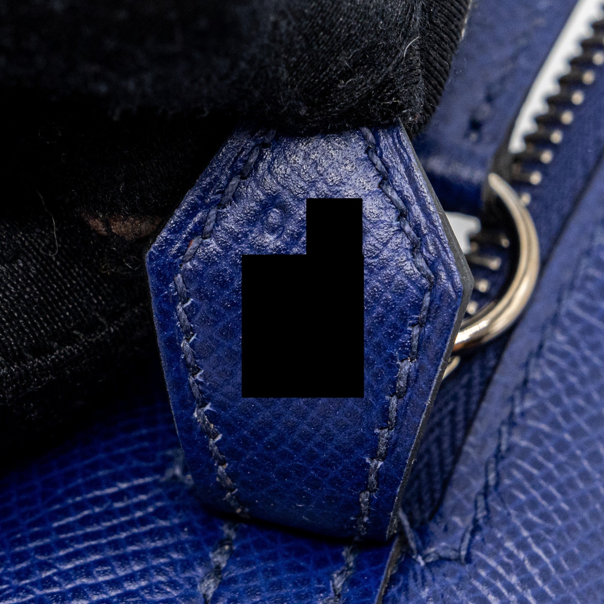 HERMES BOLIDE 1923 30 EPSOM BLUE/MULTICOLOUR SHW