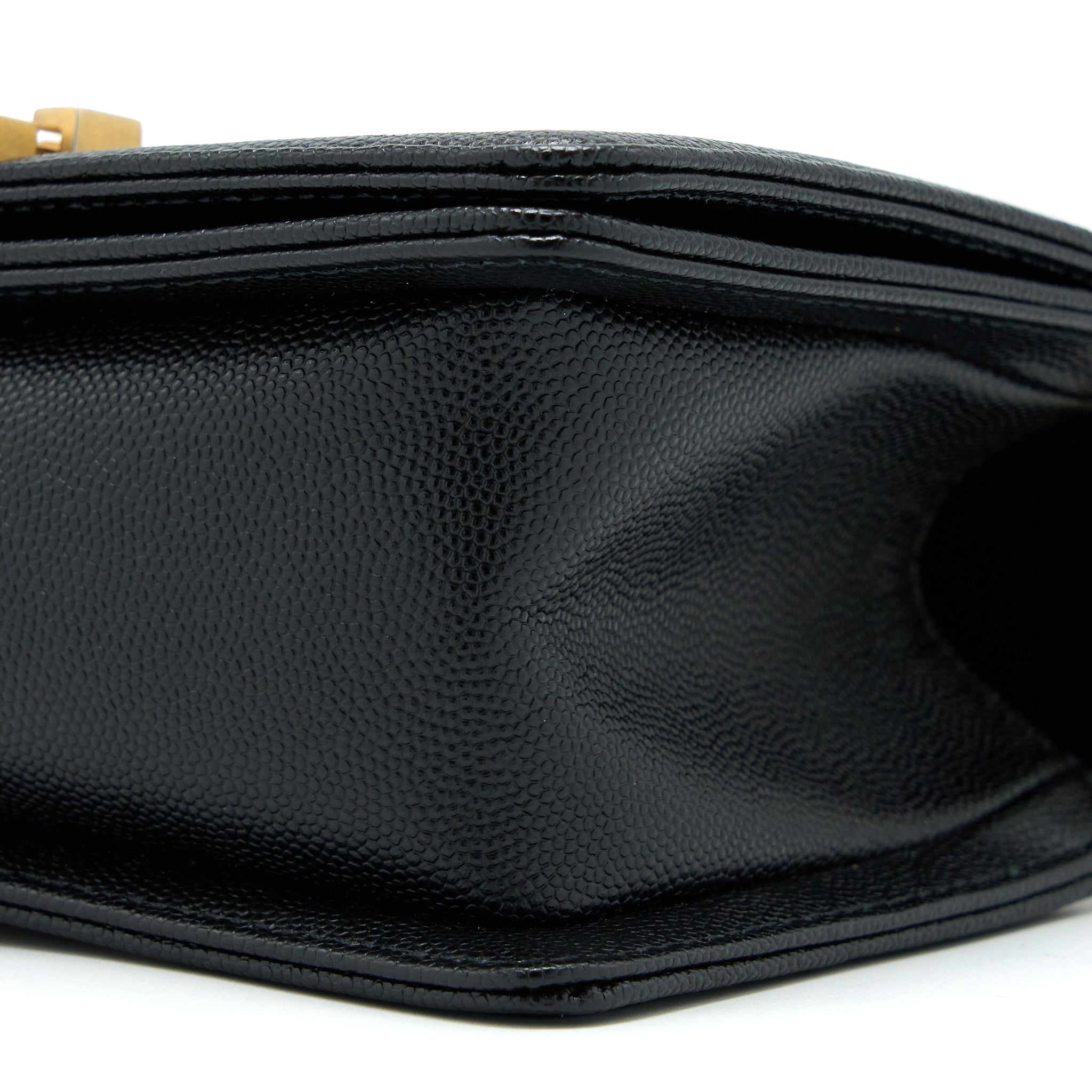 CHANEL SMALL BOY BAG CAVIAR BLACK GHW