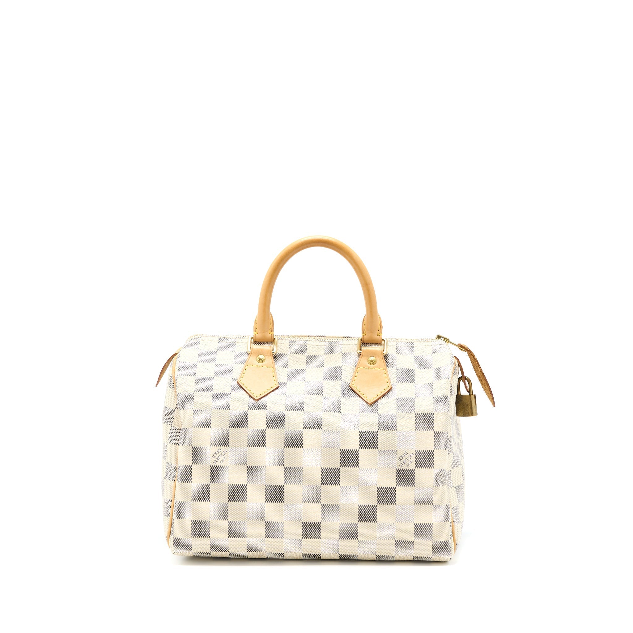 LOUIS VUITTON SPEEDY 25 DAMIER AZUR CANVAS GHW