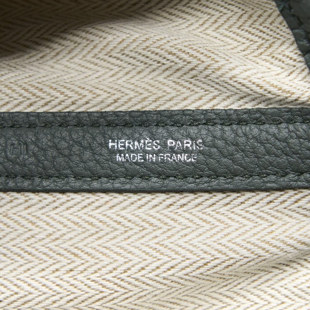 HERMES GARDEN PARTY 36 NEGONDA VERT AMANDA SHW