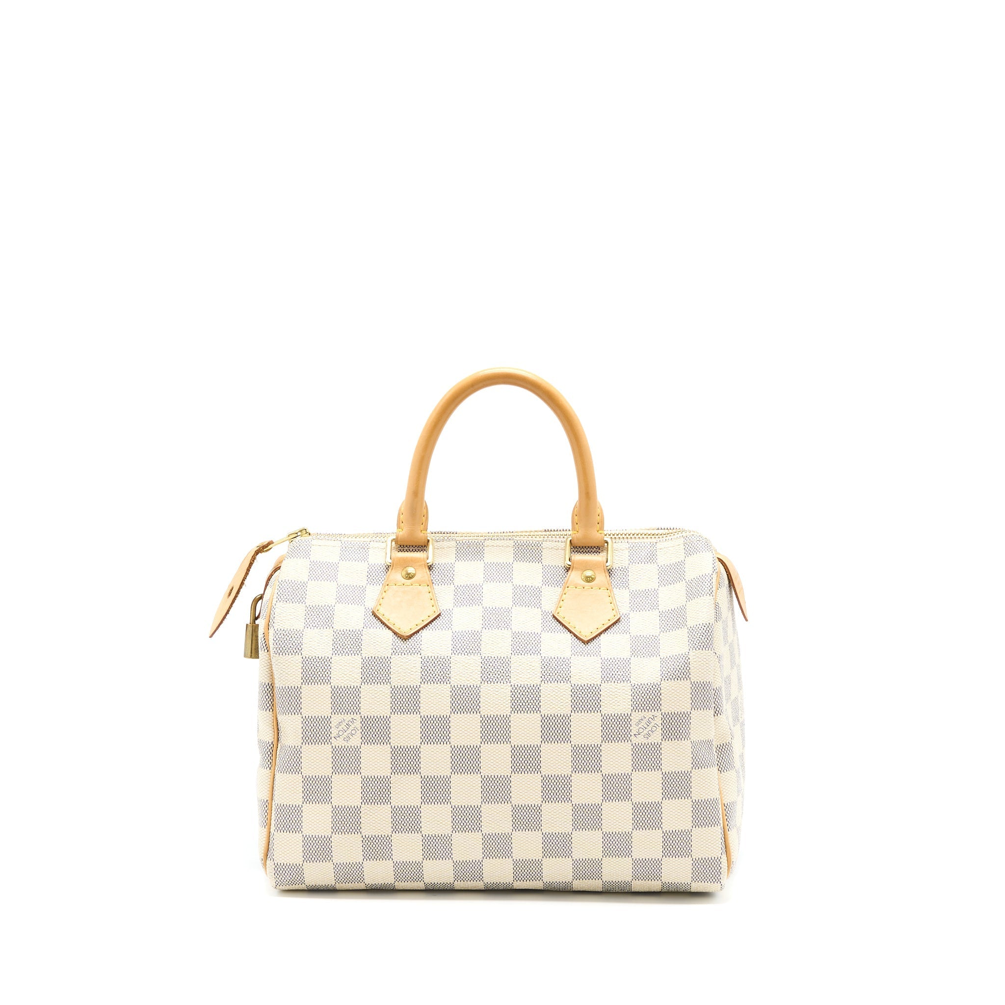 LOUIS VUITTON SPEEDY 25 DAMIER AZUR CANVAS GHW
