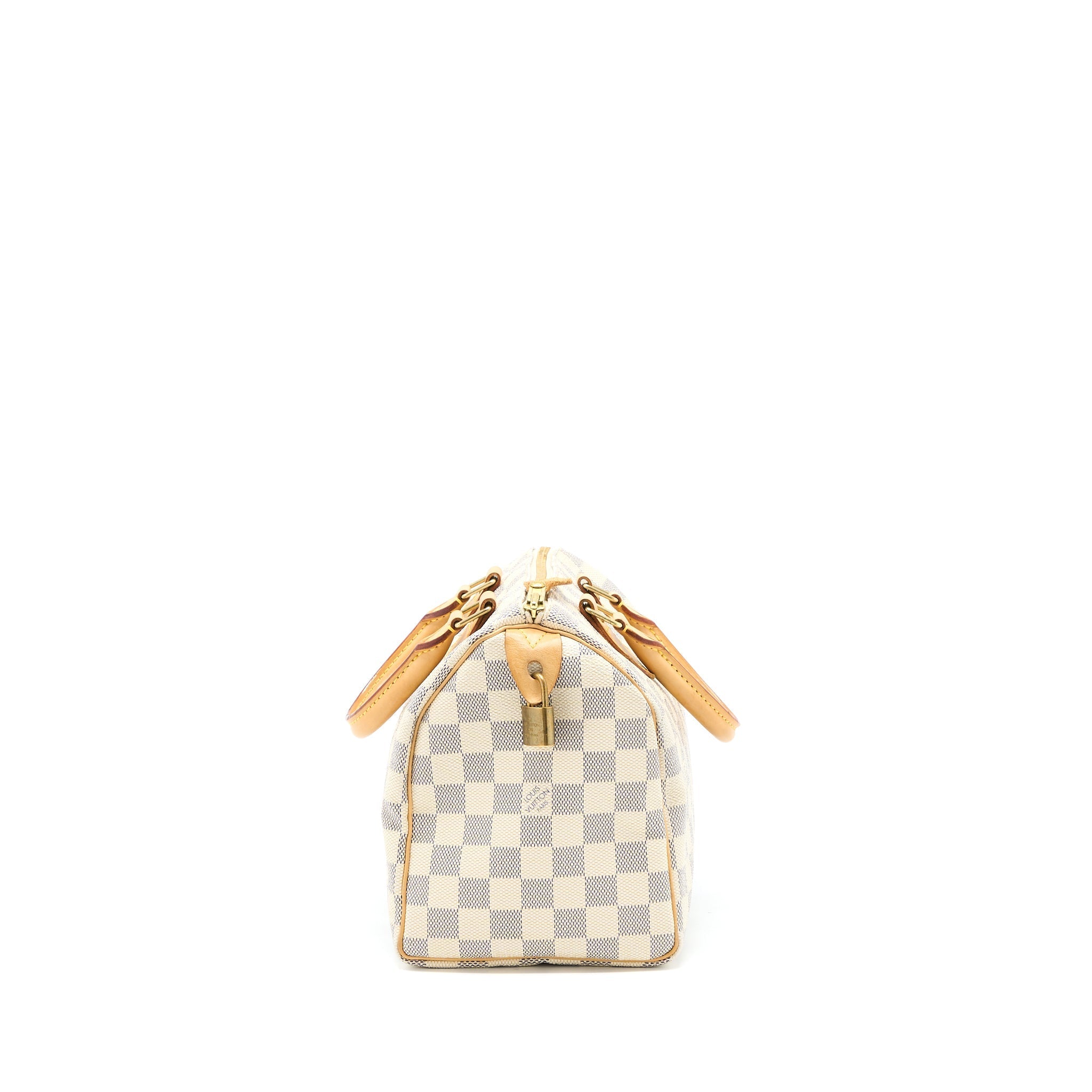 LOUIS VUITTON SPEEDY 25 DAMIER AZUR CANVAS GHW
