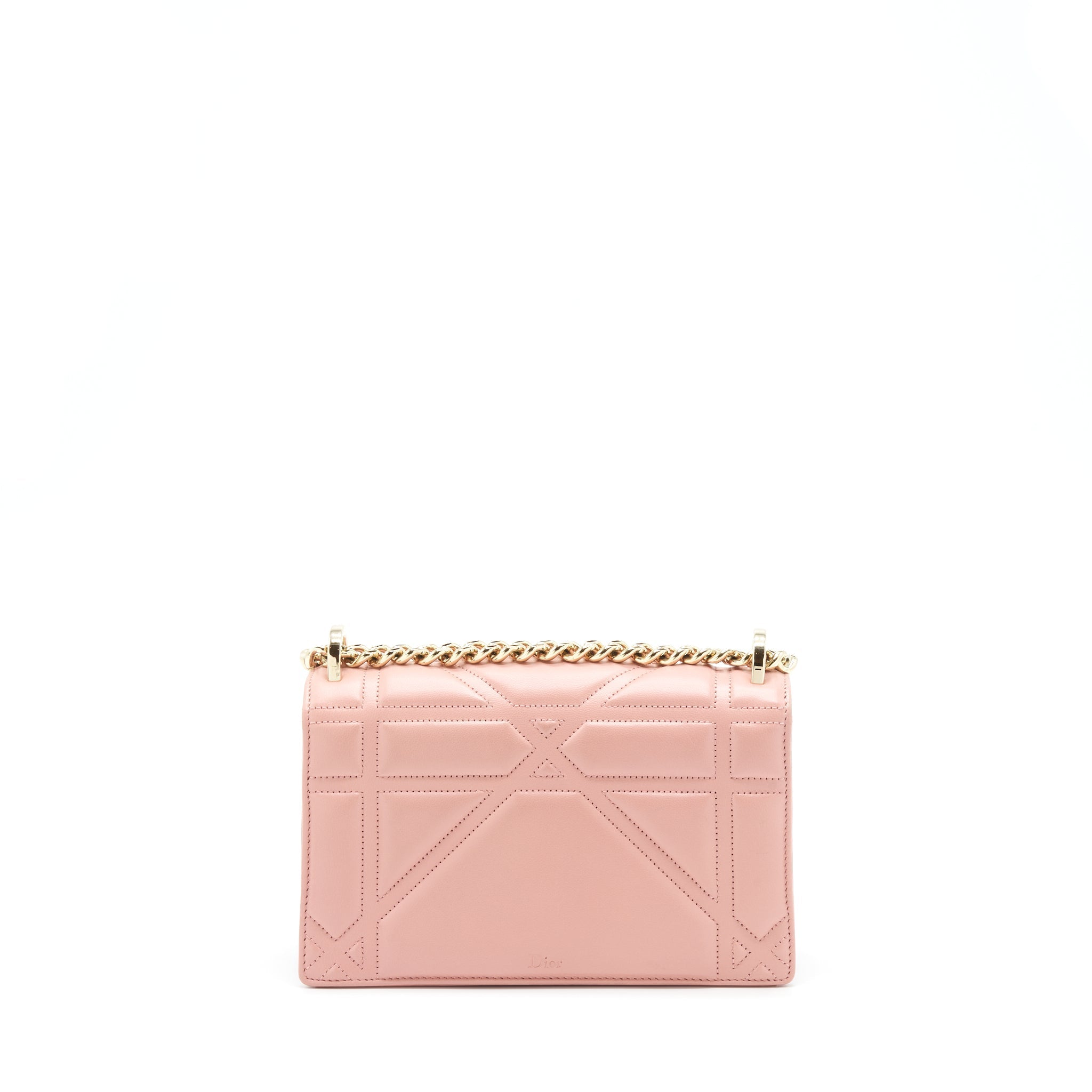 DIOR SMALL DIORAMA BAG LAMBSKIN PINK LGHW