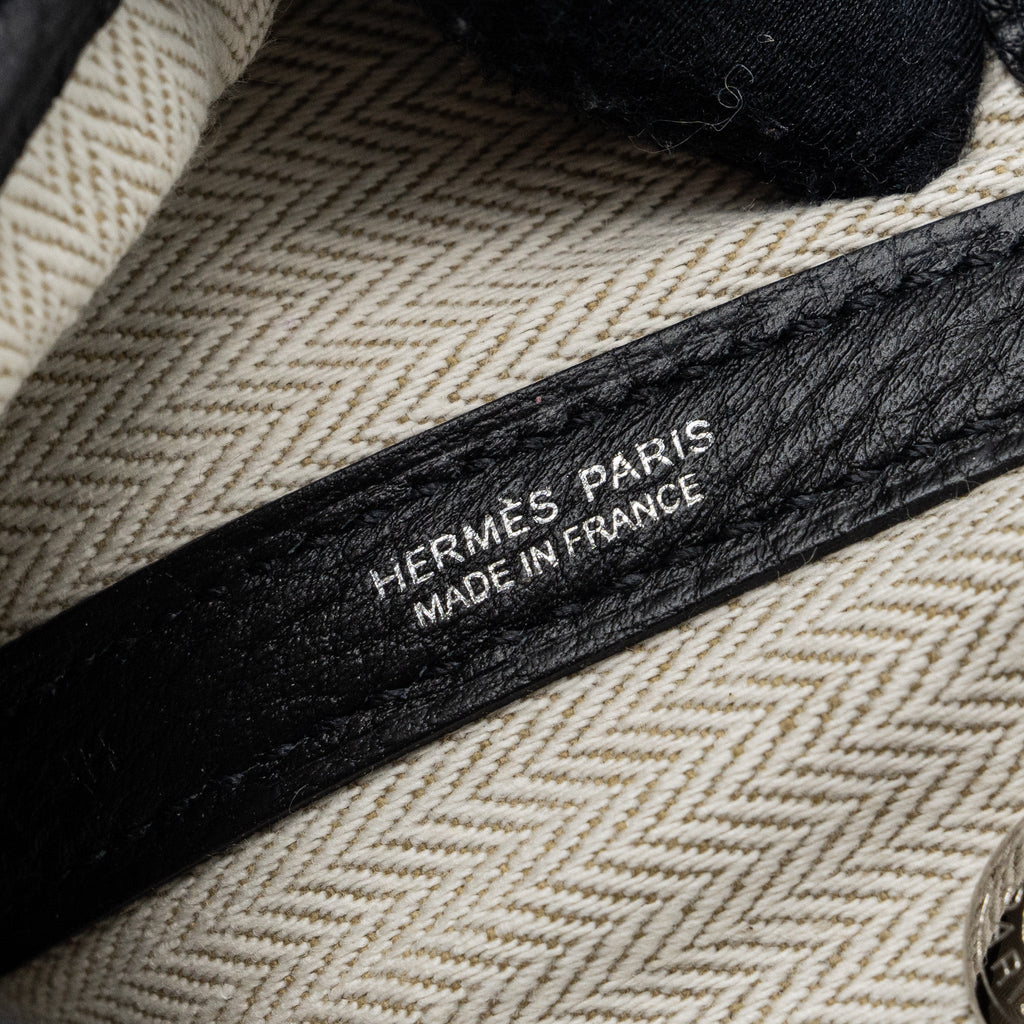 HERMES GARDEN PARTY 30 NEGONDA BLACK SHW