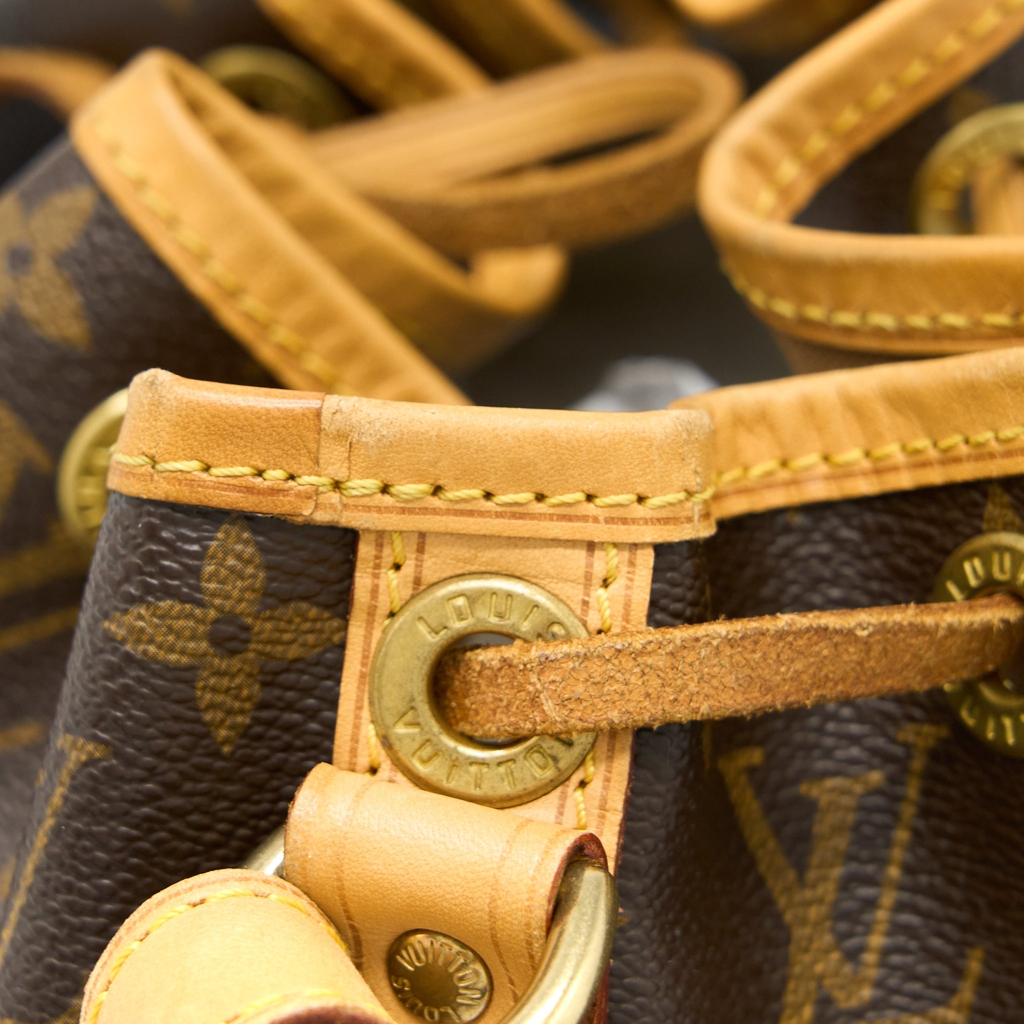 LOUIS VUITTON PETIT NOE MONOGRAM CANVAS GHW