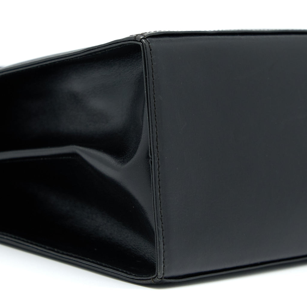 FERRAGAMO VINTAGE GANCINC BAG BLACK GHW
