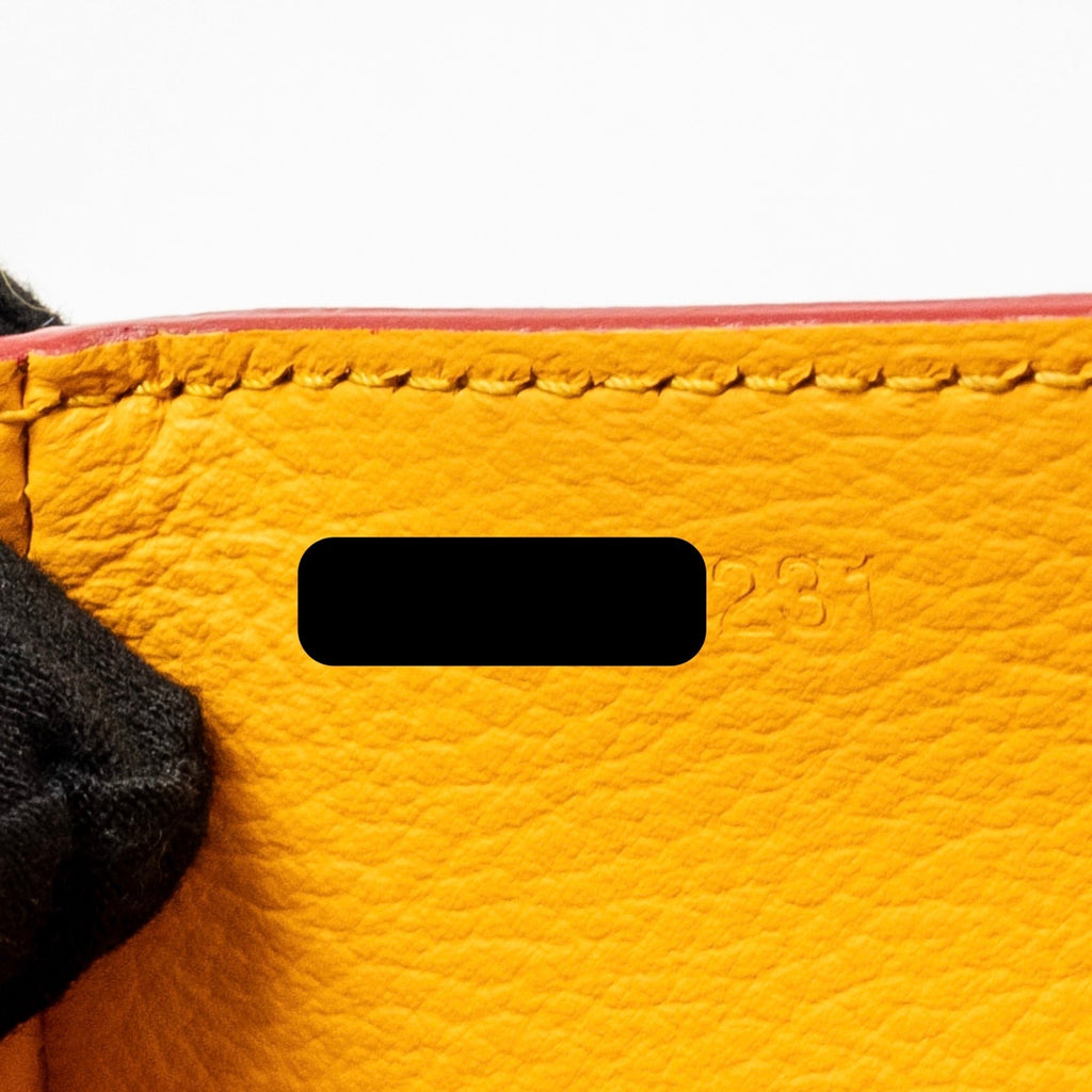 GOYARD MINI SAIGON SOUPLE BAG GOYARDINE CANVAS/CALFSKIN RED SHW