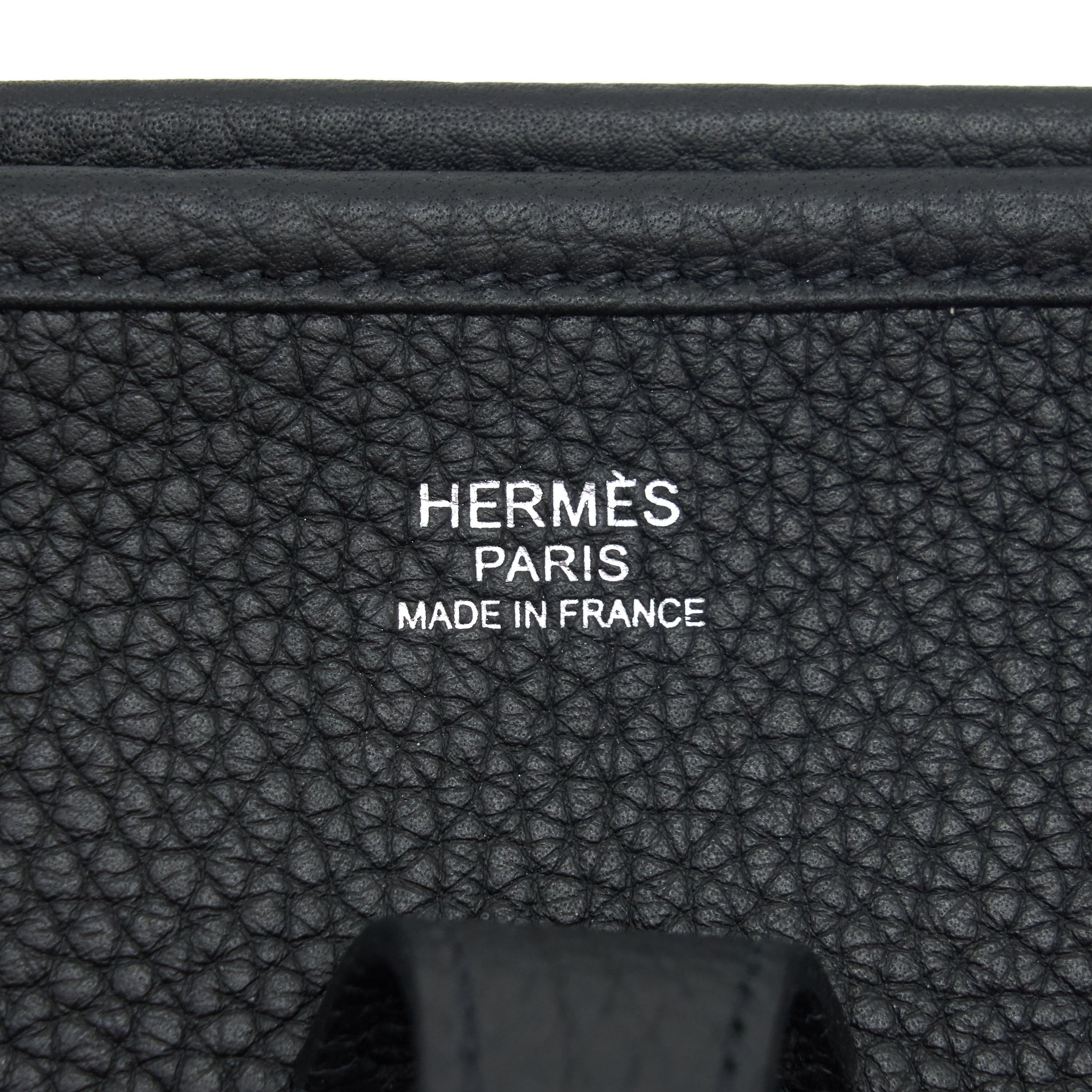 HERMES EVELYNE 29 BAG BLACK SHW