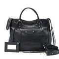 BALENCIAGA SHOULDER HANDBAG IN BLACK IN SHW