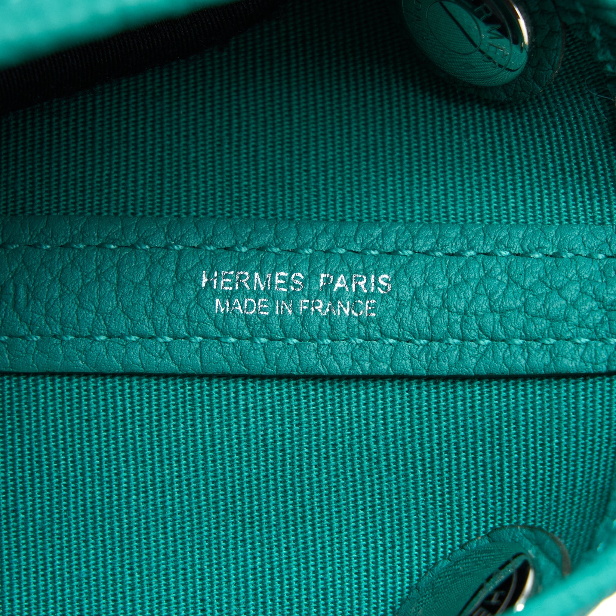 HERMES GARDEN PARTY 30 CANVAS/NEGONDA GREEN SHW