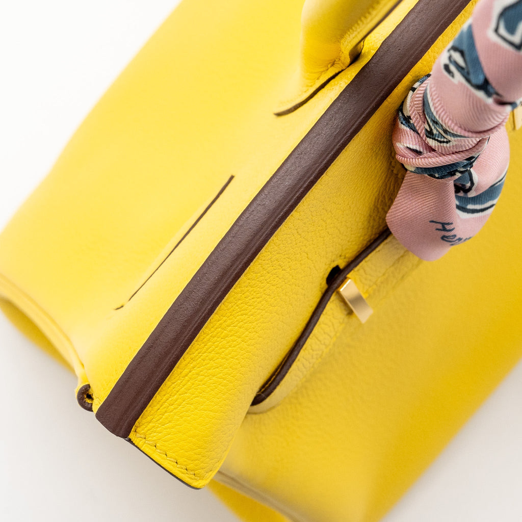 HERMES BIRKIN 30 TAURILLON NOVILLO JAUNE DE NAPLES GHW