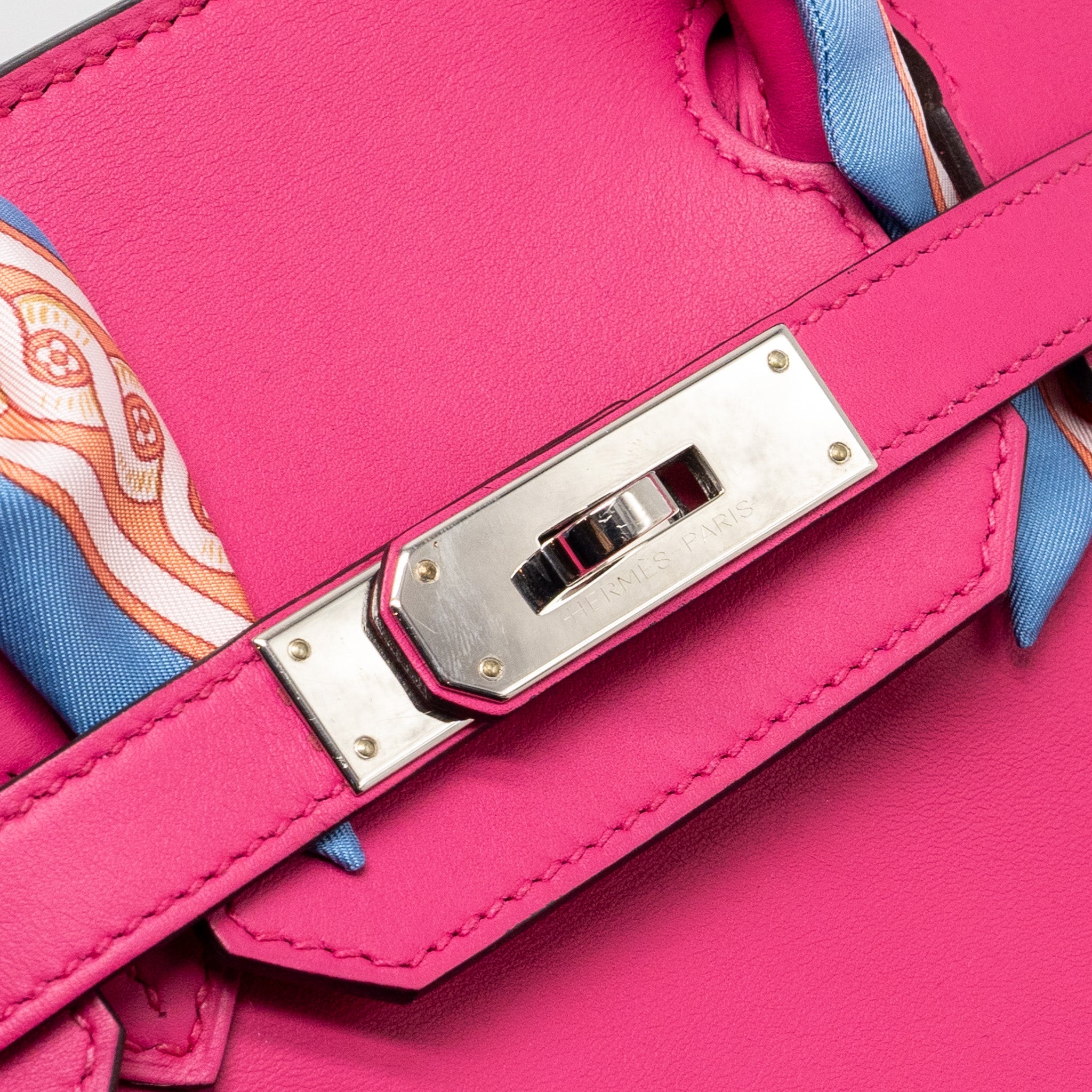 HERMES BIRKIN 30 JONATHAN 5R ROSE SHOCKING SHW