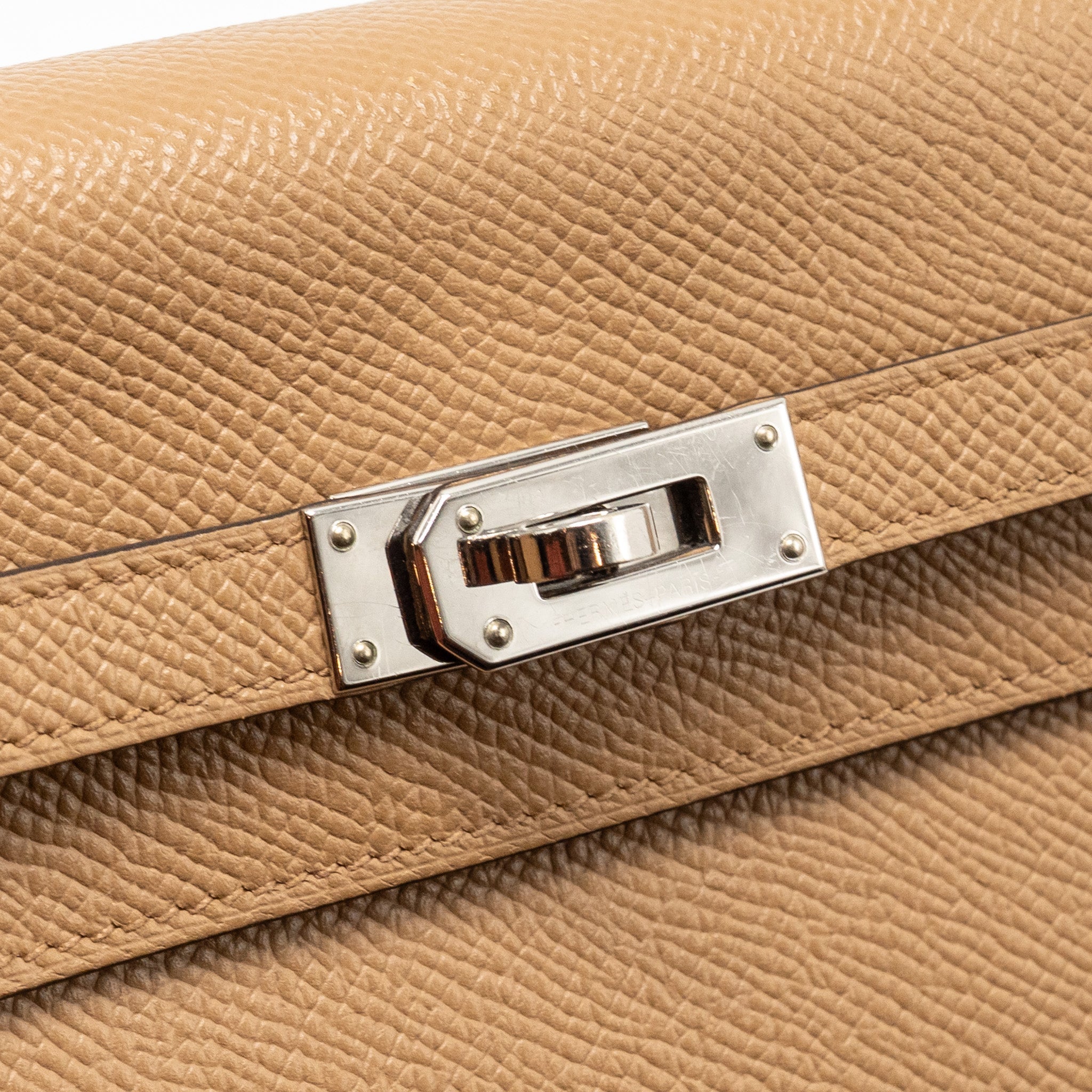 HERMES KELLY TO GO EPSOM CHAI/MAUVE SYLVESTER SHW