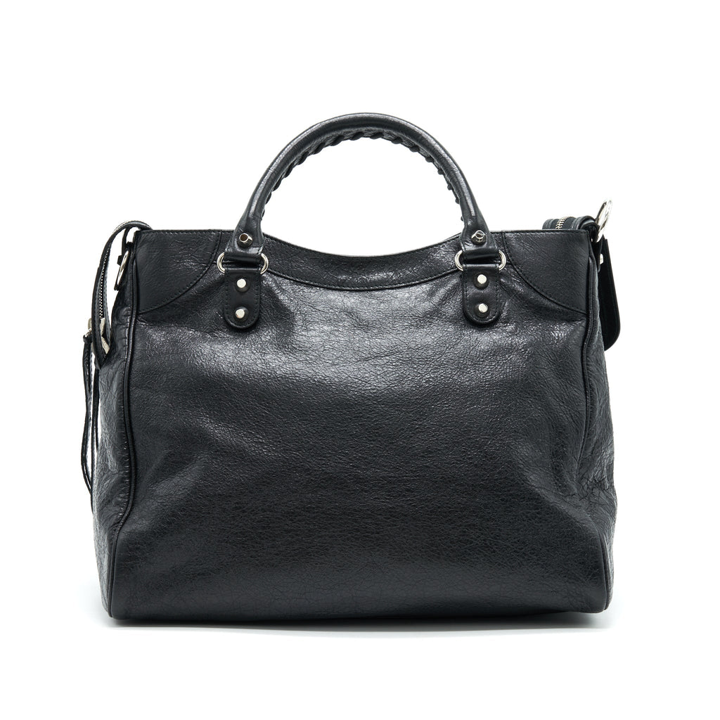 BALENCIAGA SHOULDER HANDBAG IN BLACK IN SHW