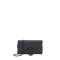 DIOR SADDLE WALLET WITH CHAIN CALFSKIN SO BLACK