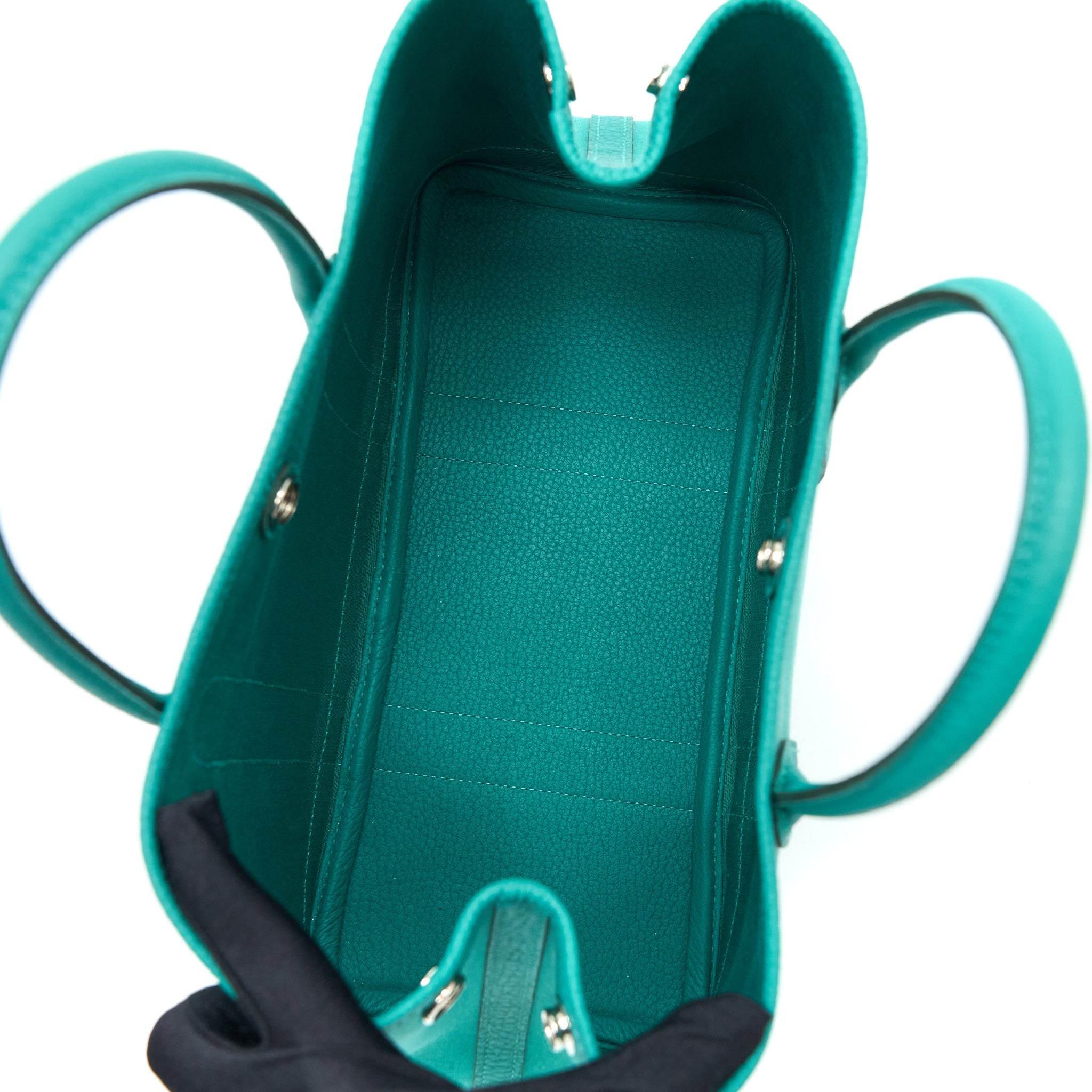 HERMES GARDEN PARTY 30 CANVAS/NEGONDA GREEN SHW