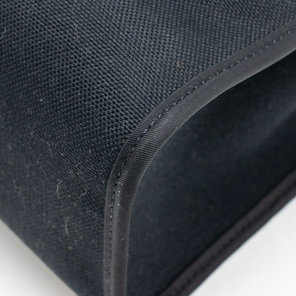 HERMES HERBAG 31 ZIP BAG CANVAS/ HUNTER LEATHER BLACK SHW