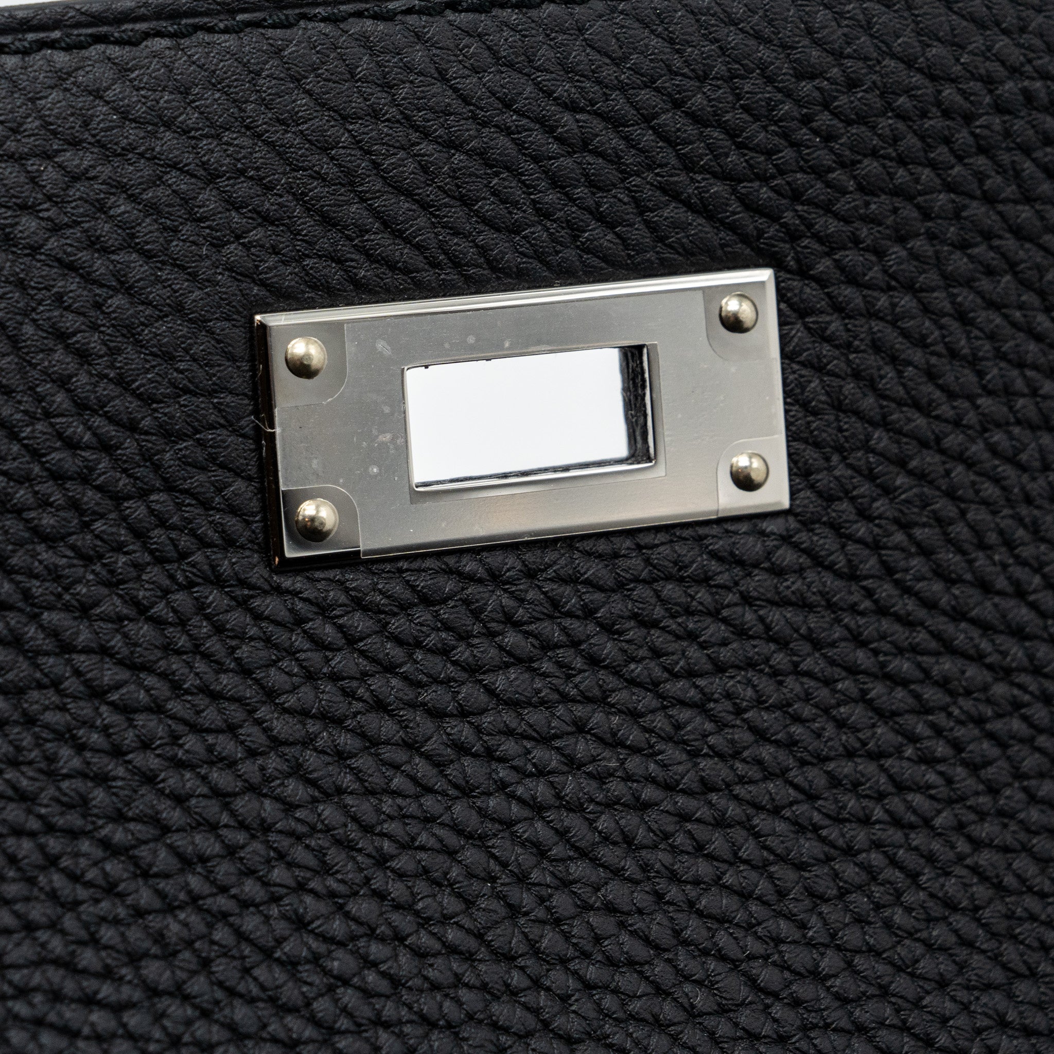 HERMES POCHETTE KELLY DEPECHES 25 TOGO BLACK SHW