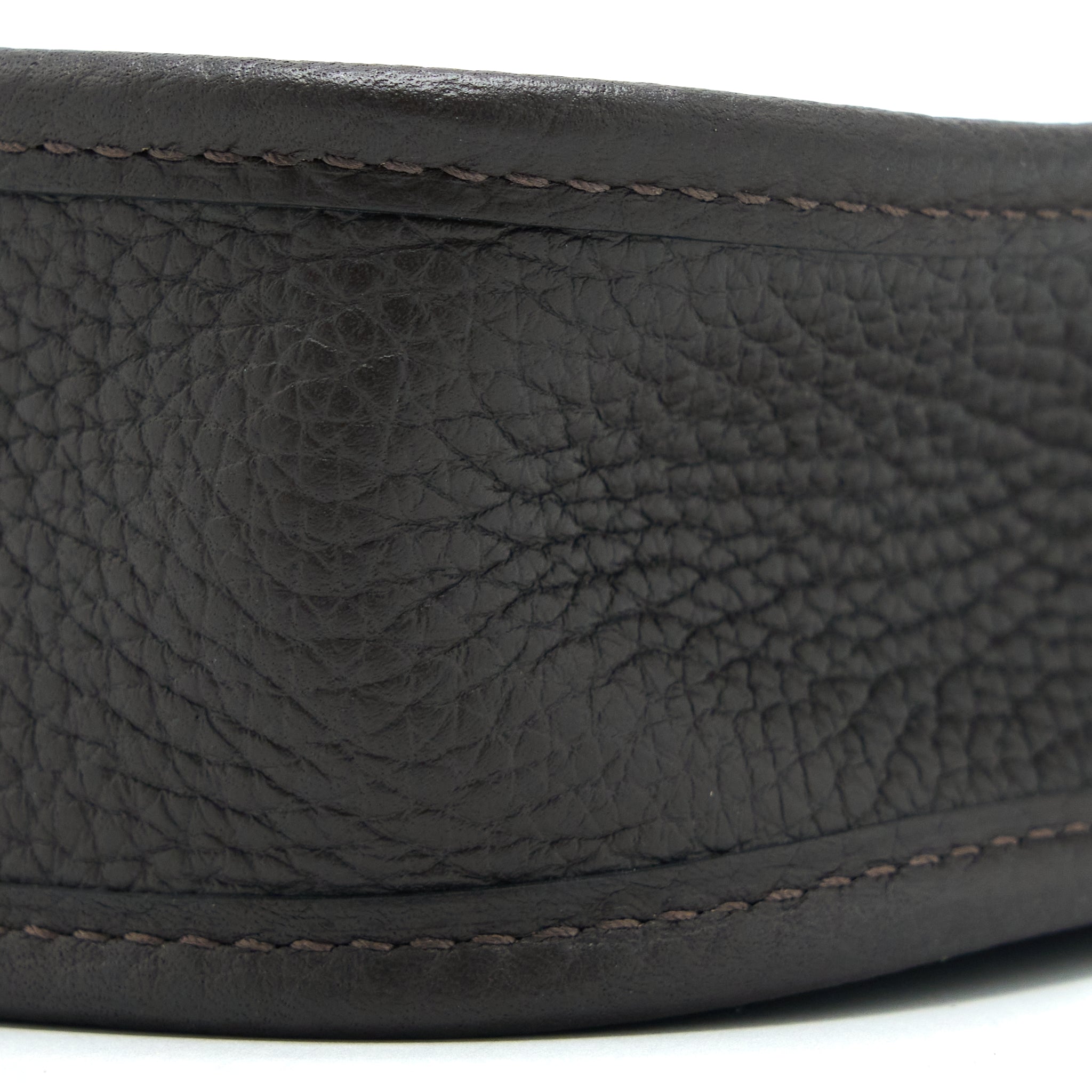 HERMES MINI EVELYN CLEMENCE EBENE/HAVANE SHW