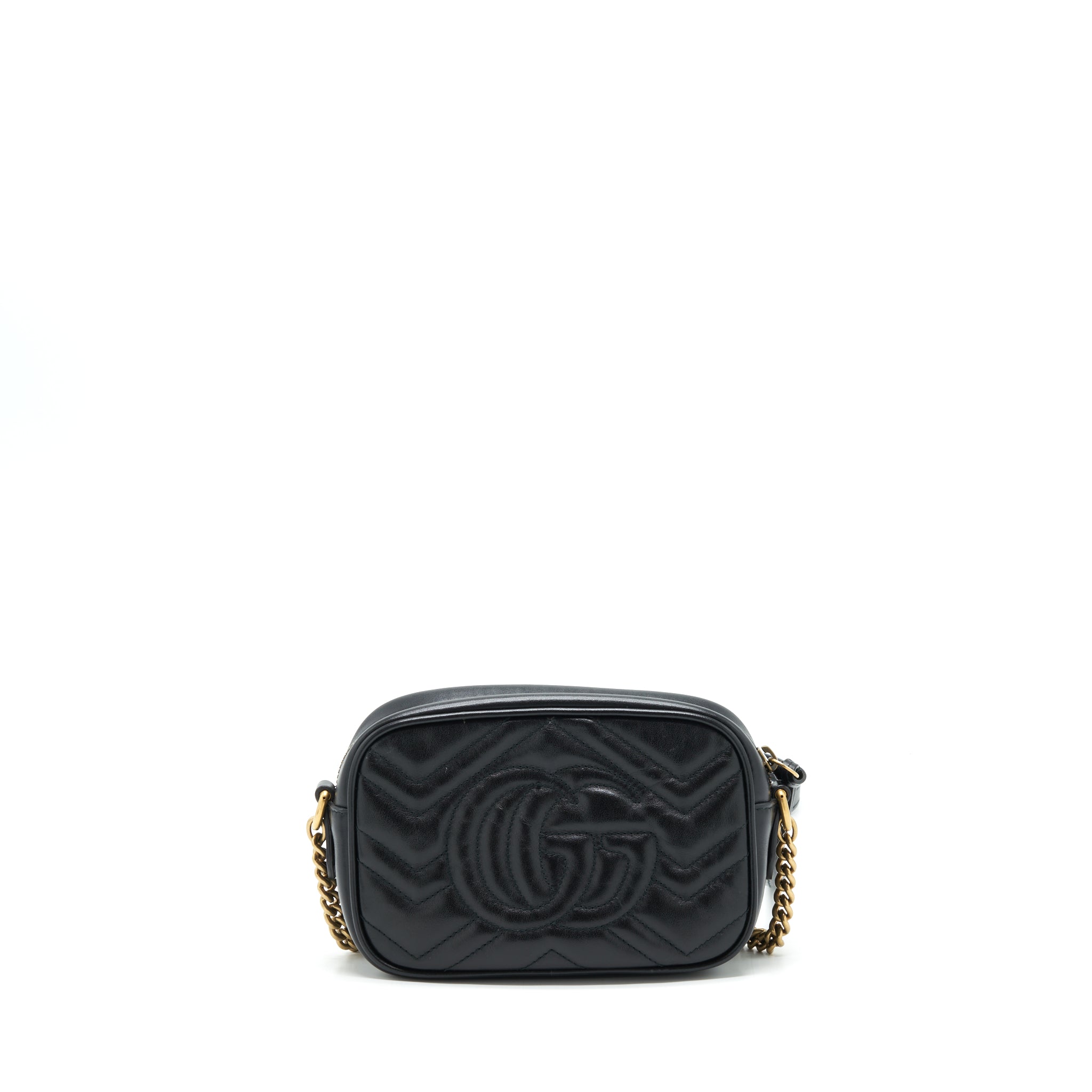 GUCCI MARMONT CAMERA BAG BLACK GHW