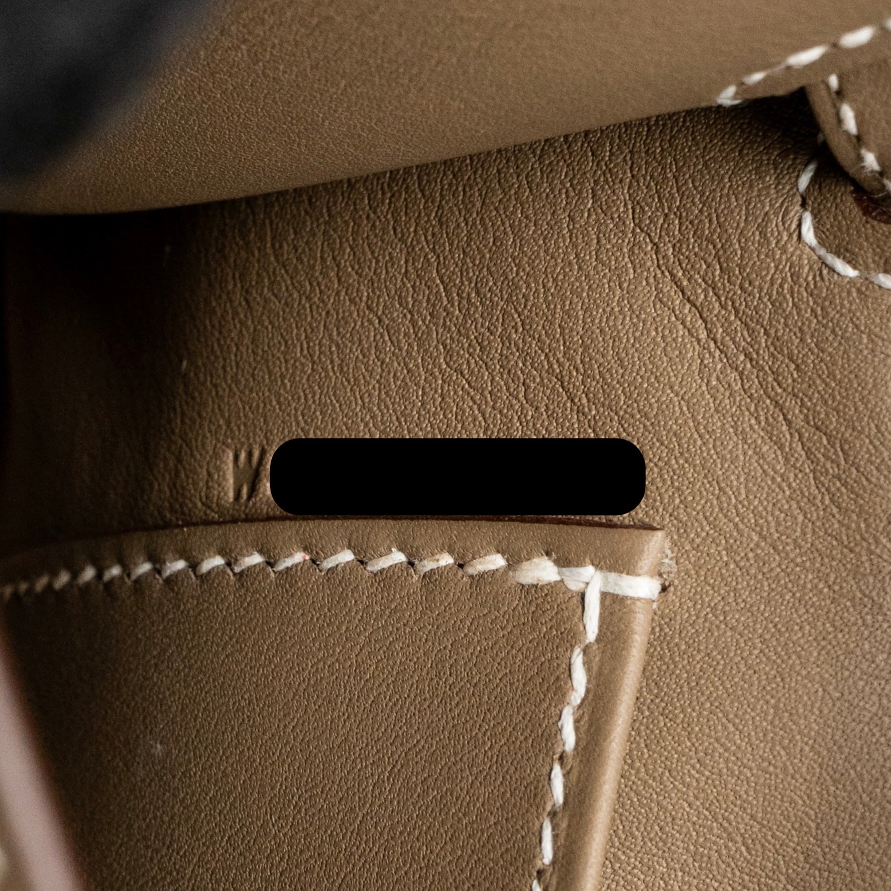 HERMES KELLY POCHETTE SWIFT ETOUPE GHW
