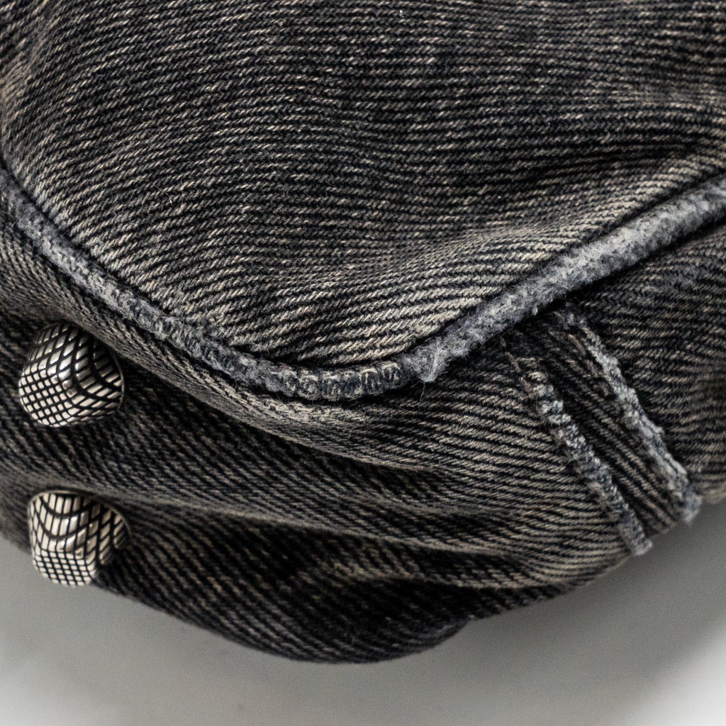 BALENCIAGA LE CAGOLE CROSSBODY BAG DENIM BLACK SHW