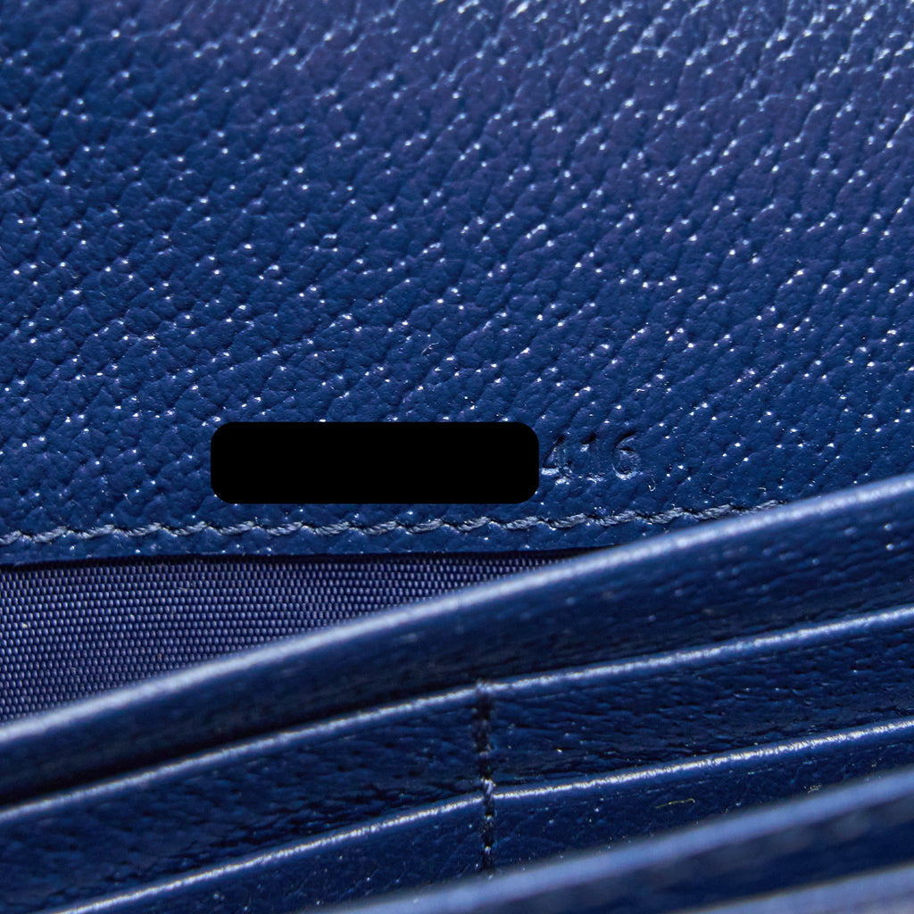 GUCCI GG MARMONT FLAP BAG MATELASSE RAFFIA BLUE/MULTICOLOUR BRUSHED GHW