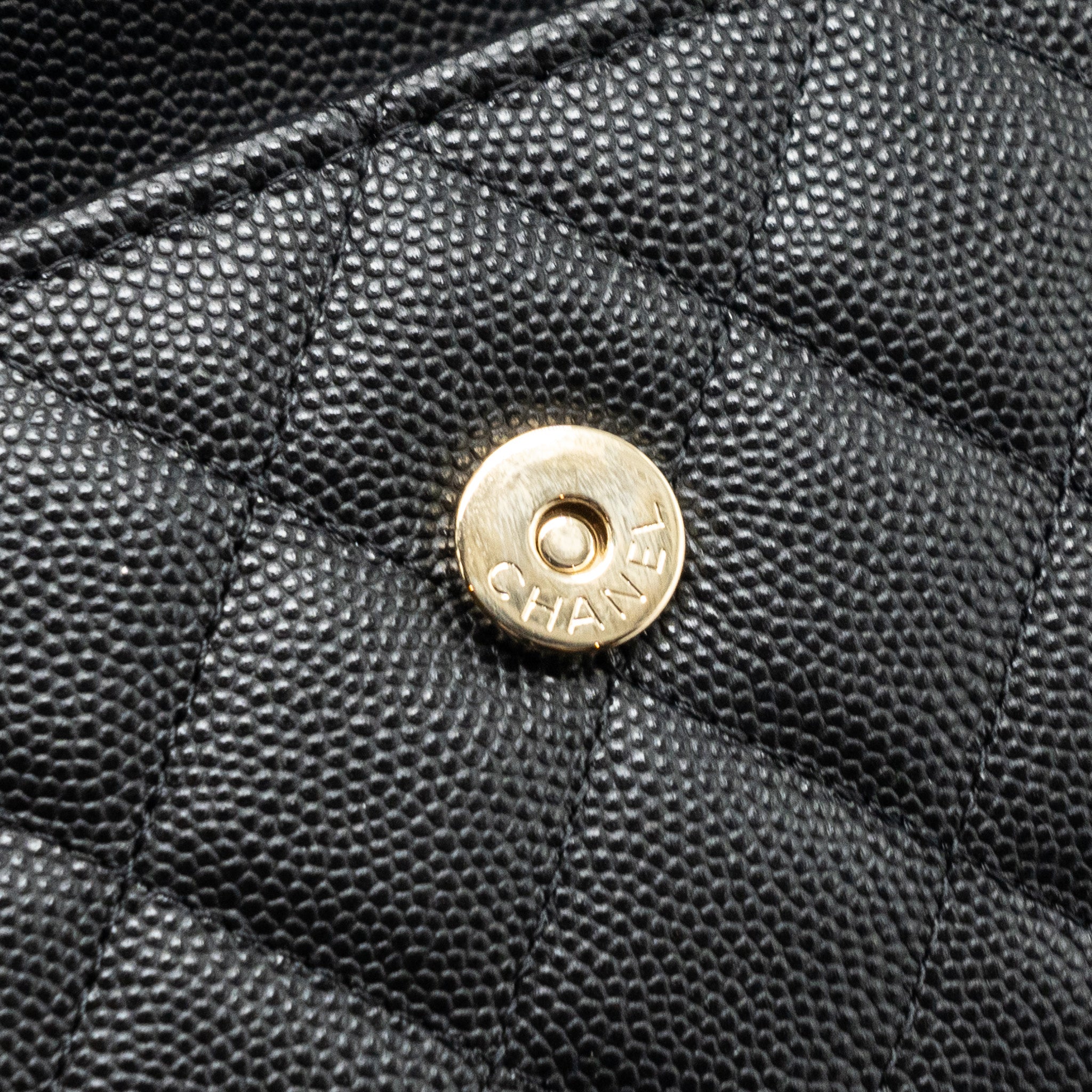 CHANEL 23P TOP HANDLE MINI FLAP BAG WITH CHAIN CAVIAR BLACK LGHW (MICROCHIP)