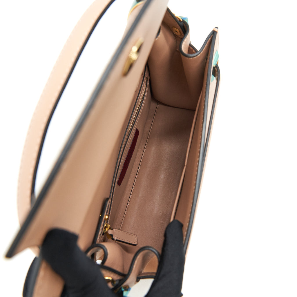 VALENTINO MY ROCKSTUD TOTE BAG BEIGE