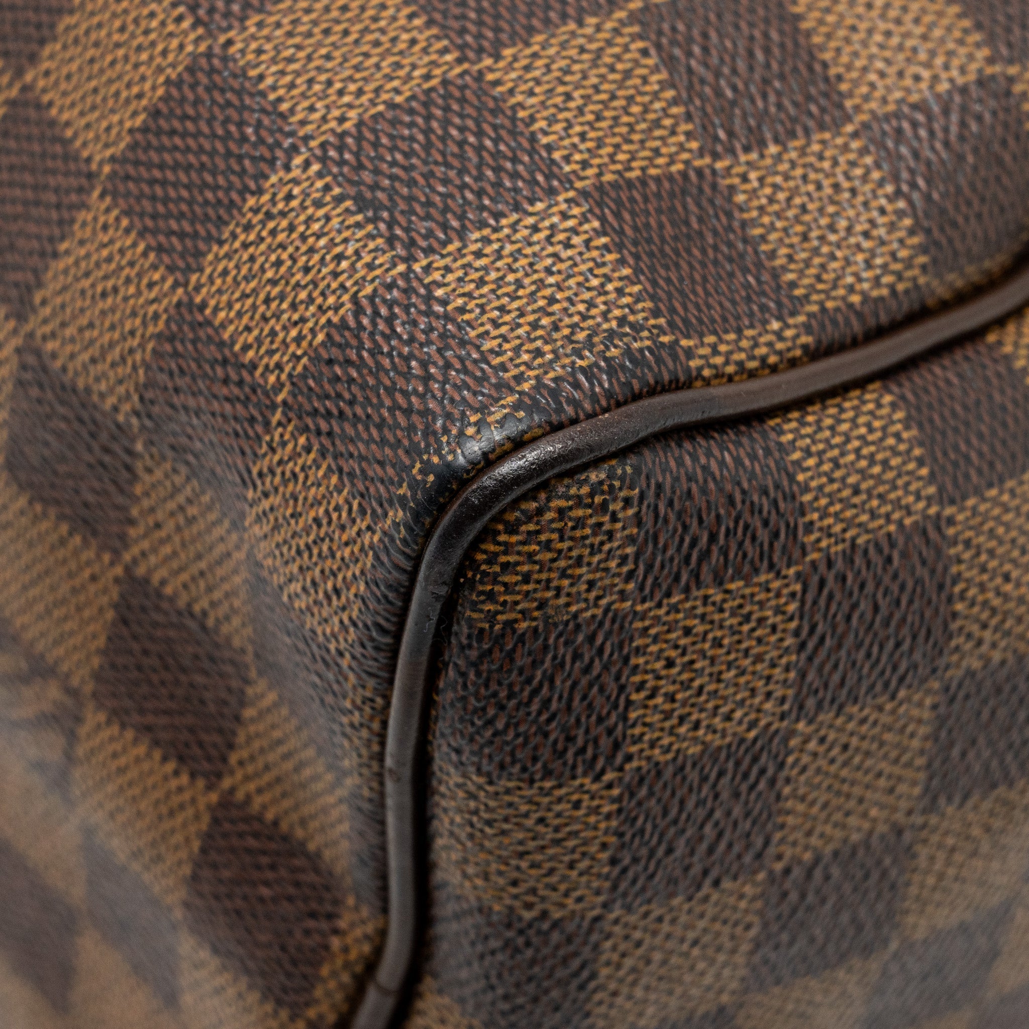 LOUIS VUITTON SPEEDY 25 DAMIER EBENE CANVAS GHW