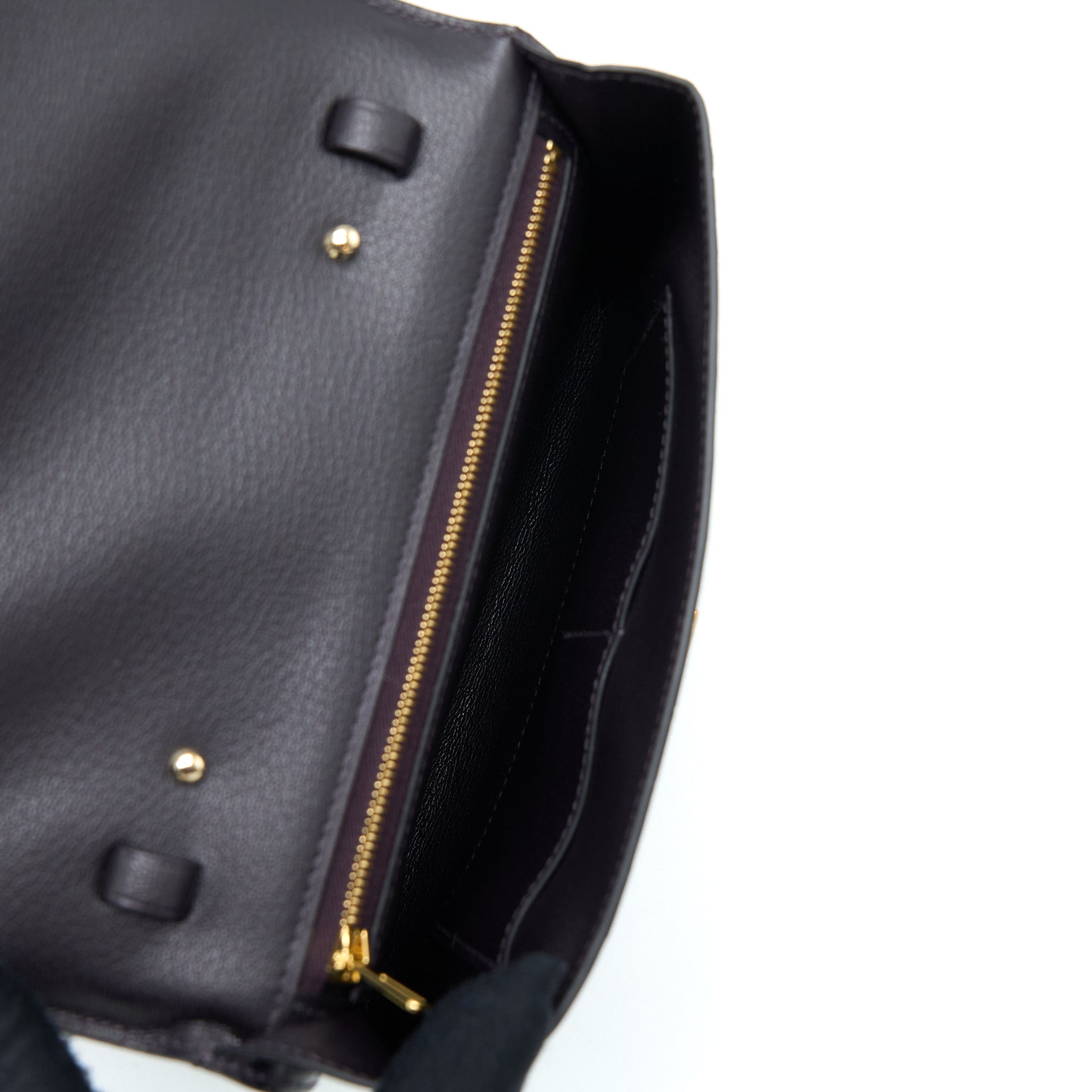 HERMES CINHETIC TO GO ALLIGATOR MISS MATTE 3W PRUNOIR GHW