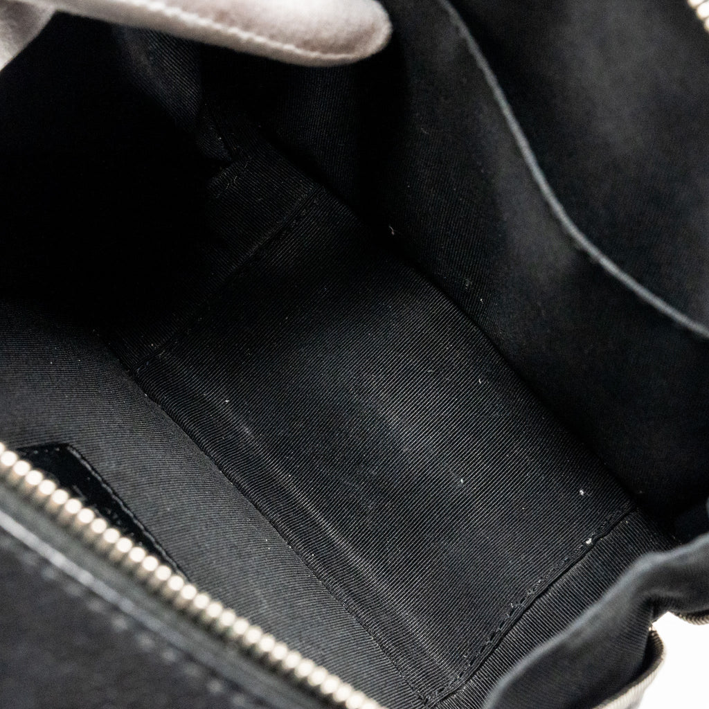 CHANEL QUILTED MINI VANITY BAG CAVIAR BLACK SHW