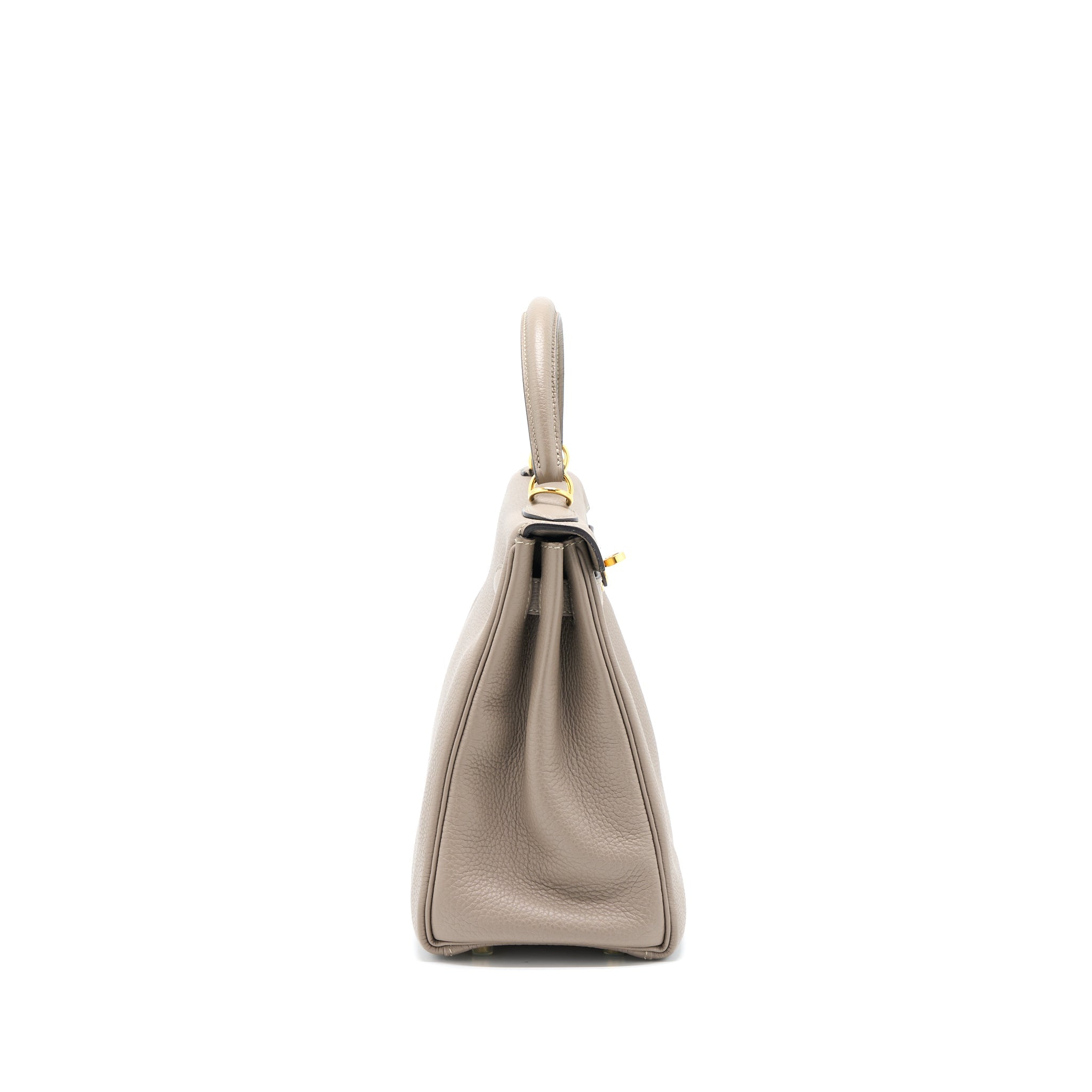 HERMES KELLY 28 TOGO M8 GRIS ASPHALTE GHW